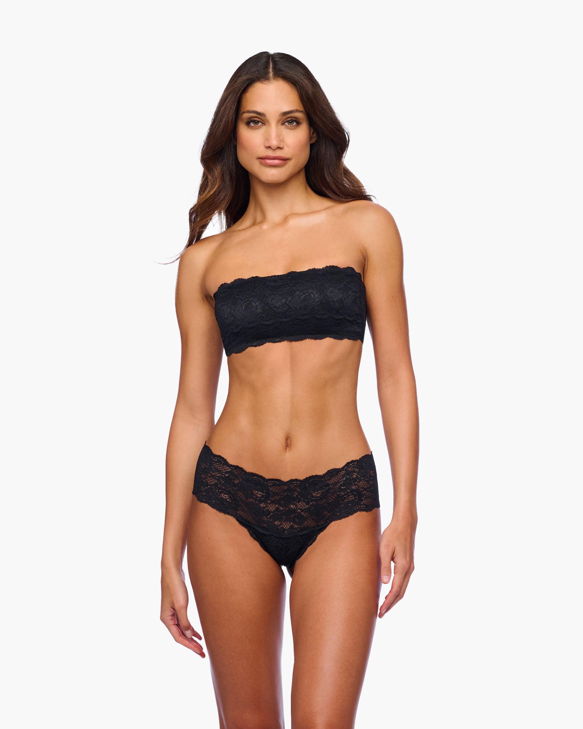 Noir Bralette - Never Say Never Soutien-Gorge Bandeau Flirtie