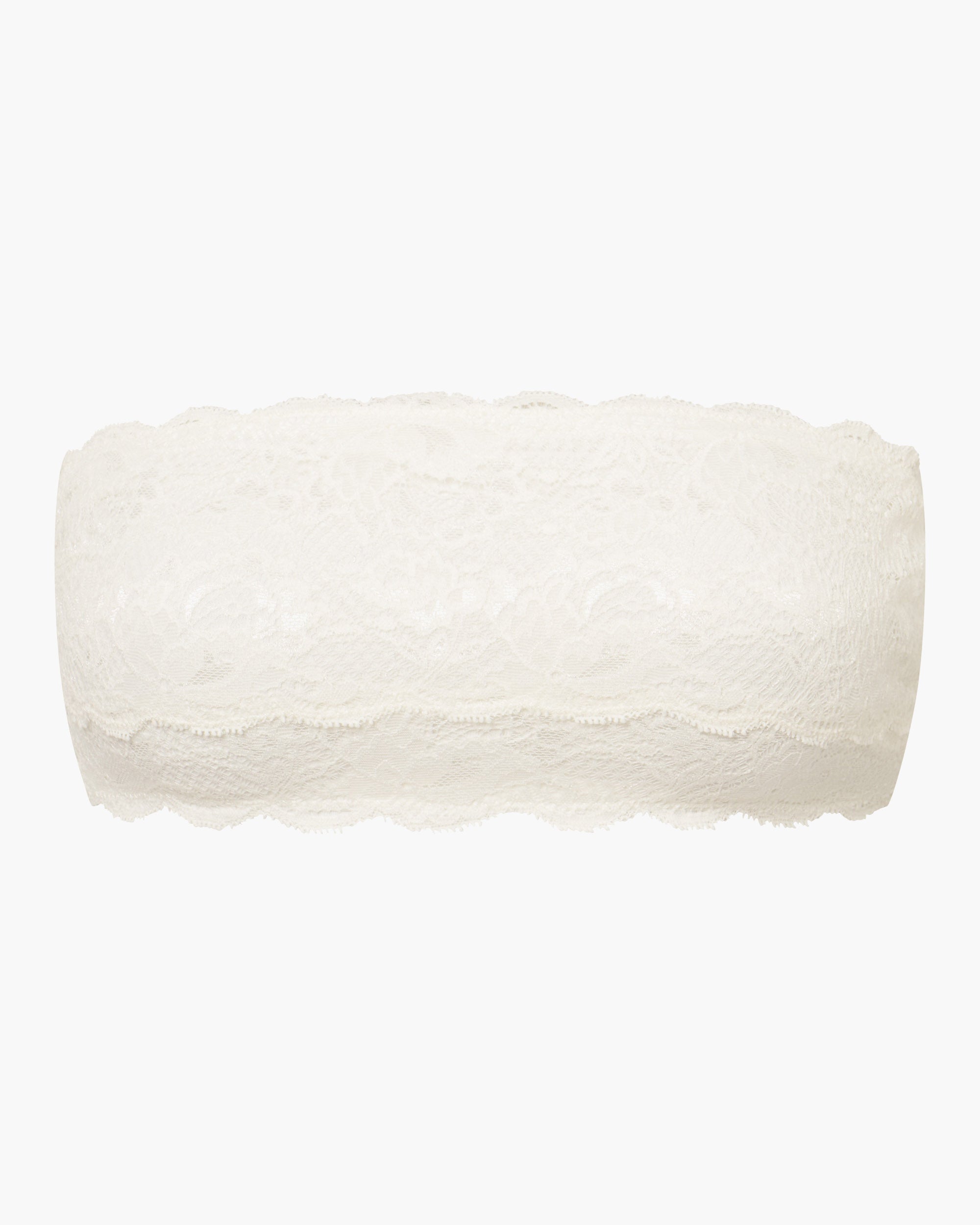 White Bralette - Never Say Never Flirtie Bandeau Bra