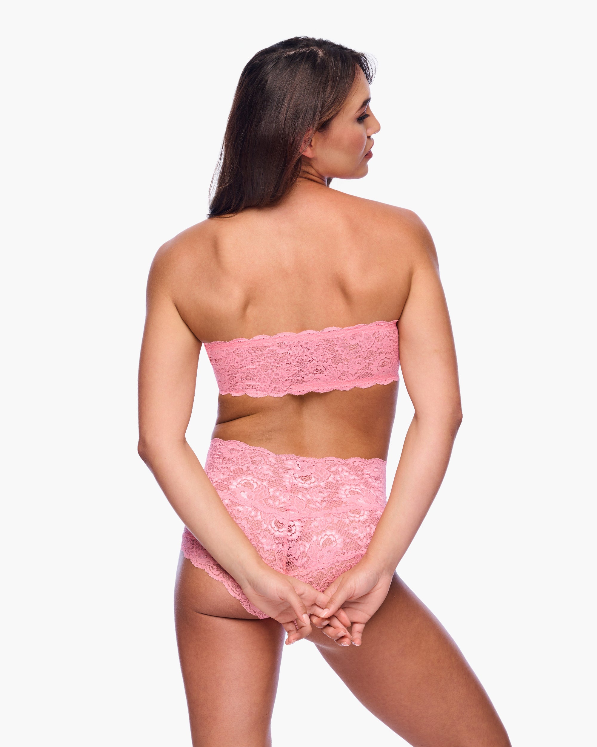 Rosa Bralette - Never Say Never Reggiseno A Fascia Flirtie