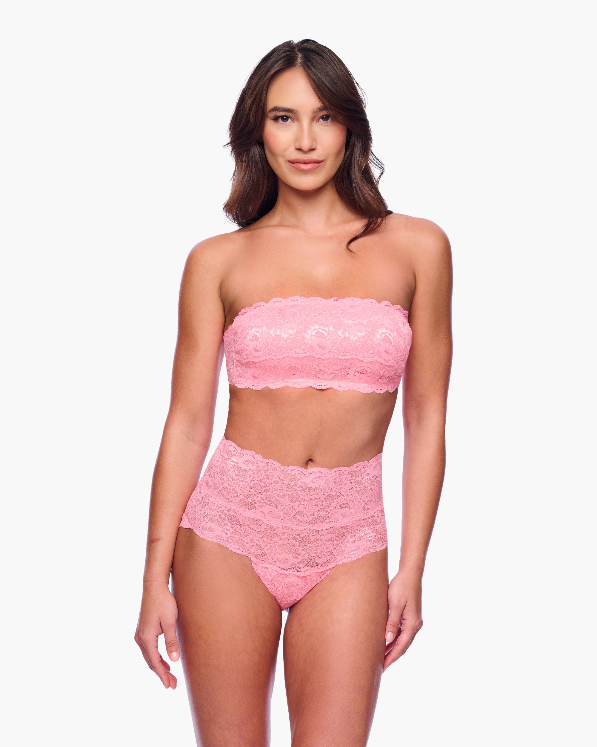 Pink Bralette - Never Say Never Flirtie Bandeau Bra