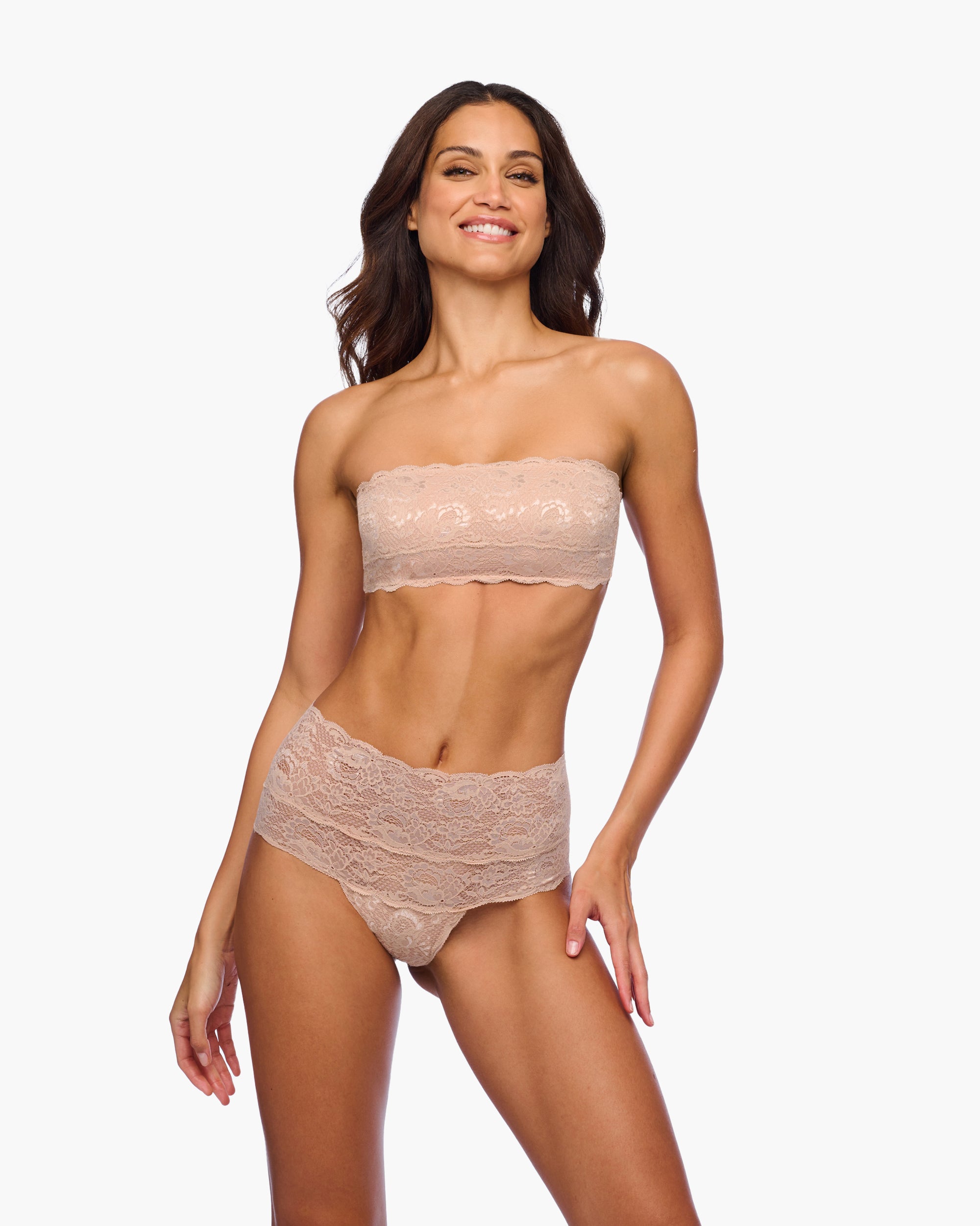 Beige Bralette - Never Say Never Soutien-Gorge Bandeau Flirtie