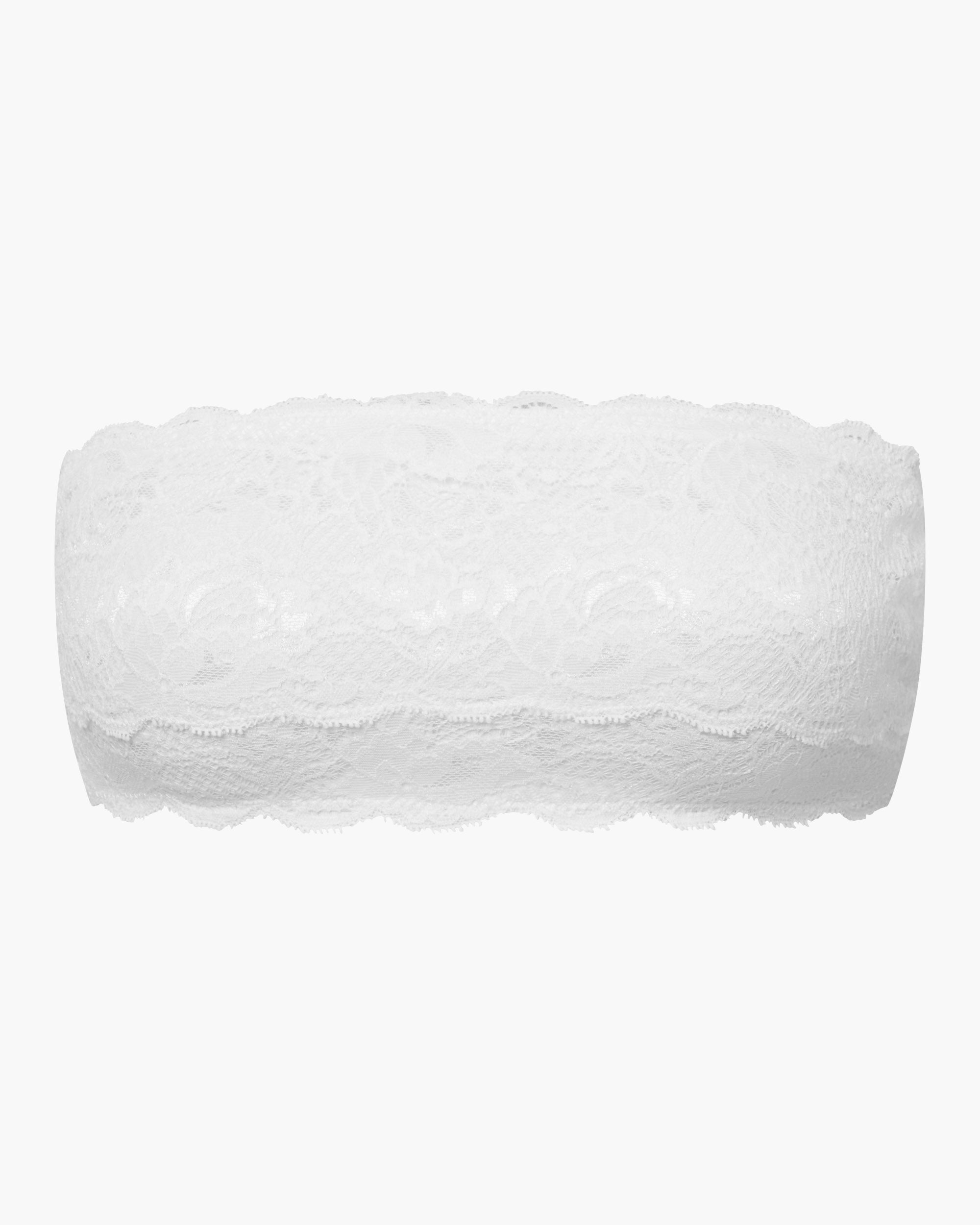 Bianco Bralette - Never Say Never Reggiseno A Fascia Flirtie