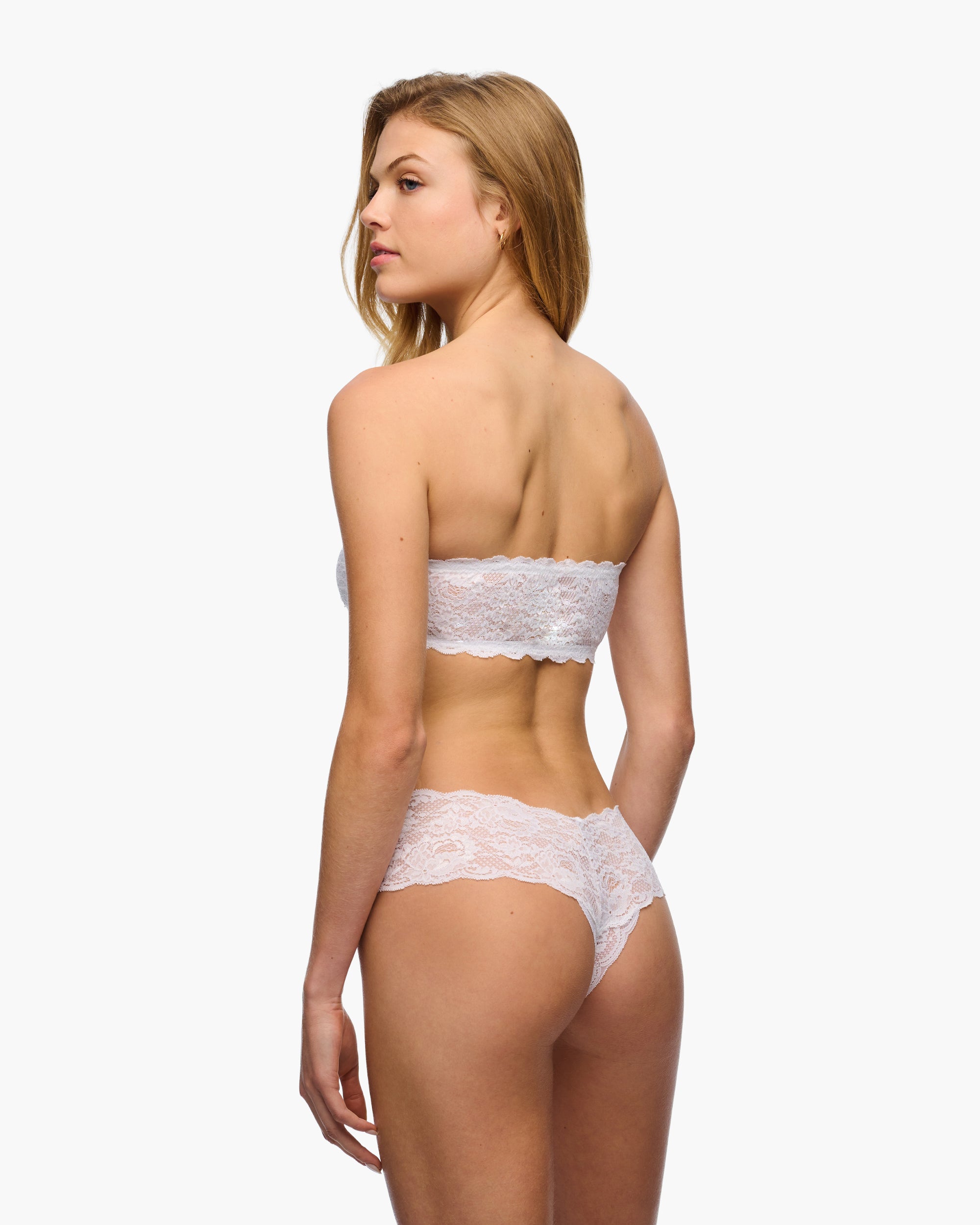 Blanc Bralette - Never Say Never Soutien-Gorge Bandeau Flirtie
