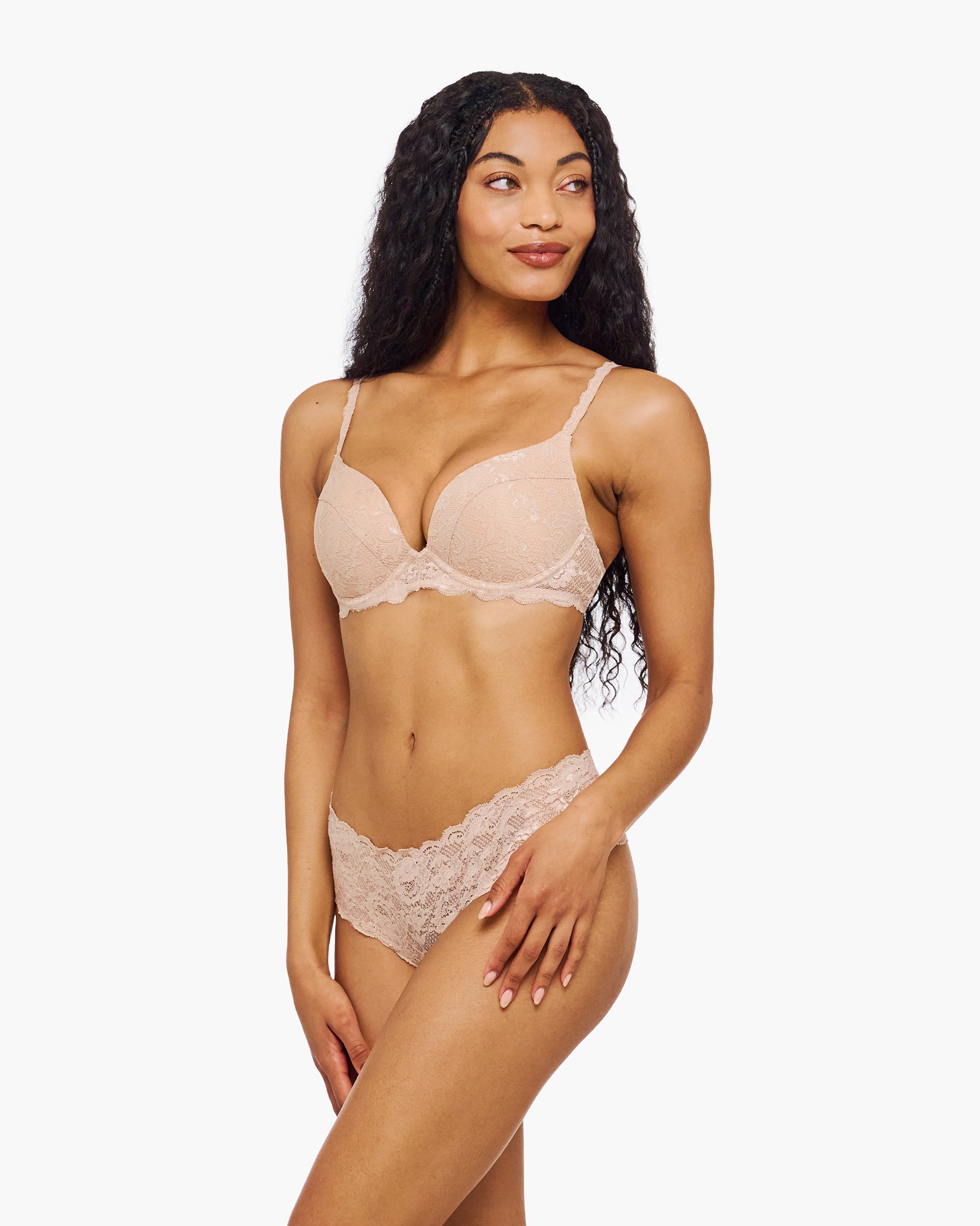 Beige Soutien-Gorge - Never Say Never Soutien-Gorge Push-Up
