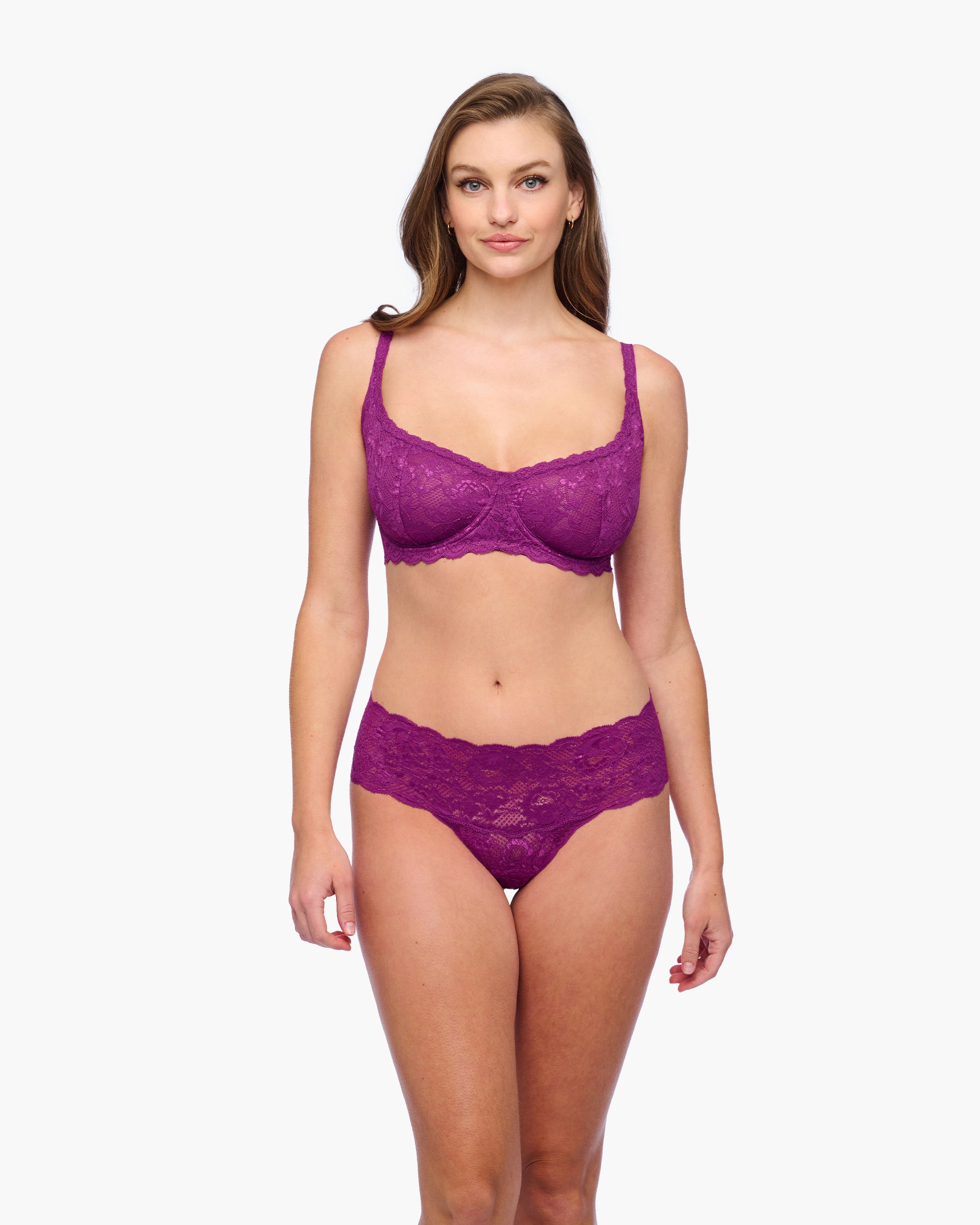 Purple Bra - Never Say Never Balconette Bra