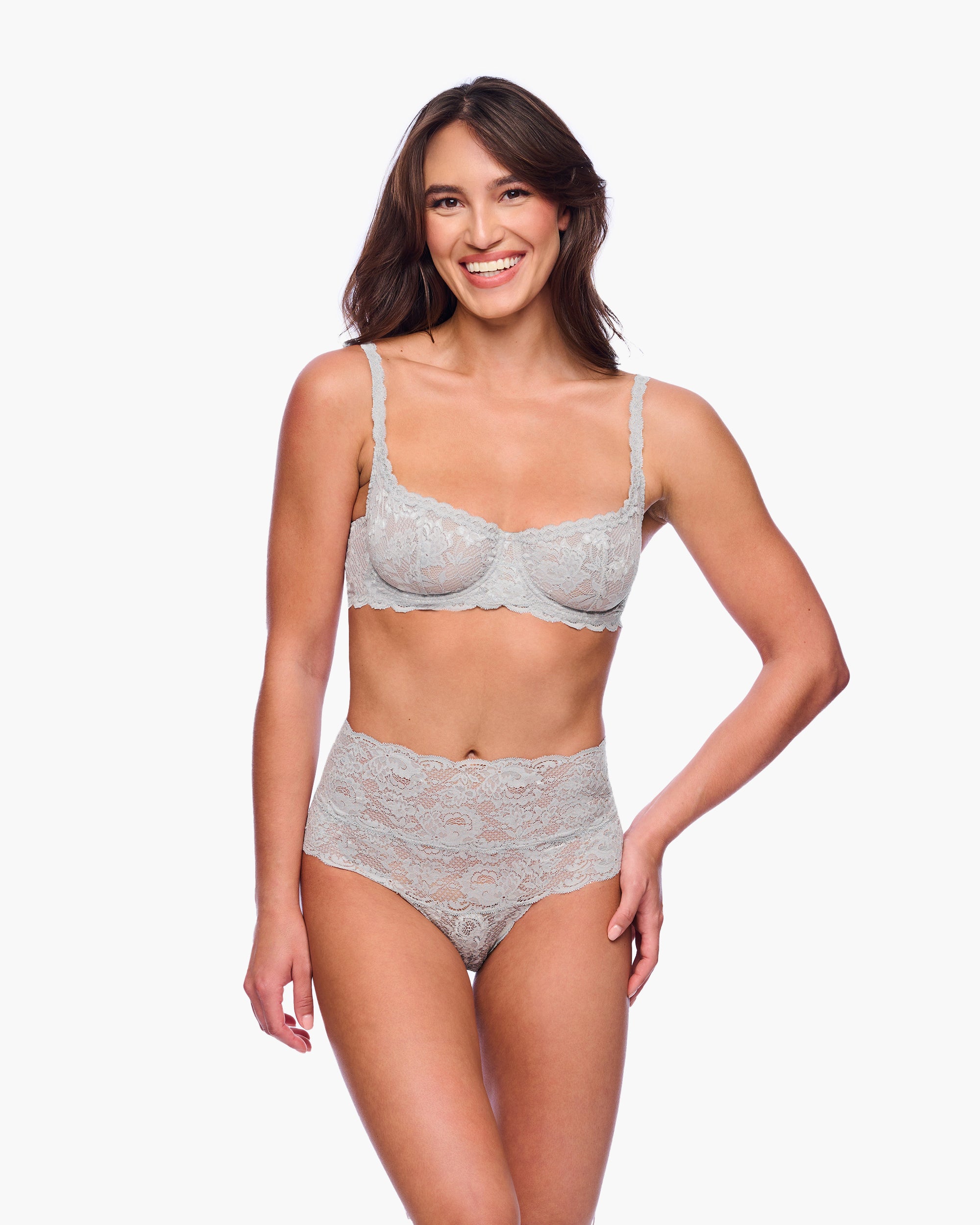 Gray Bra - Never Say Never Balconette Bra