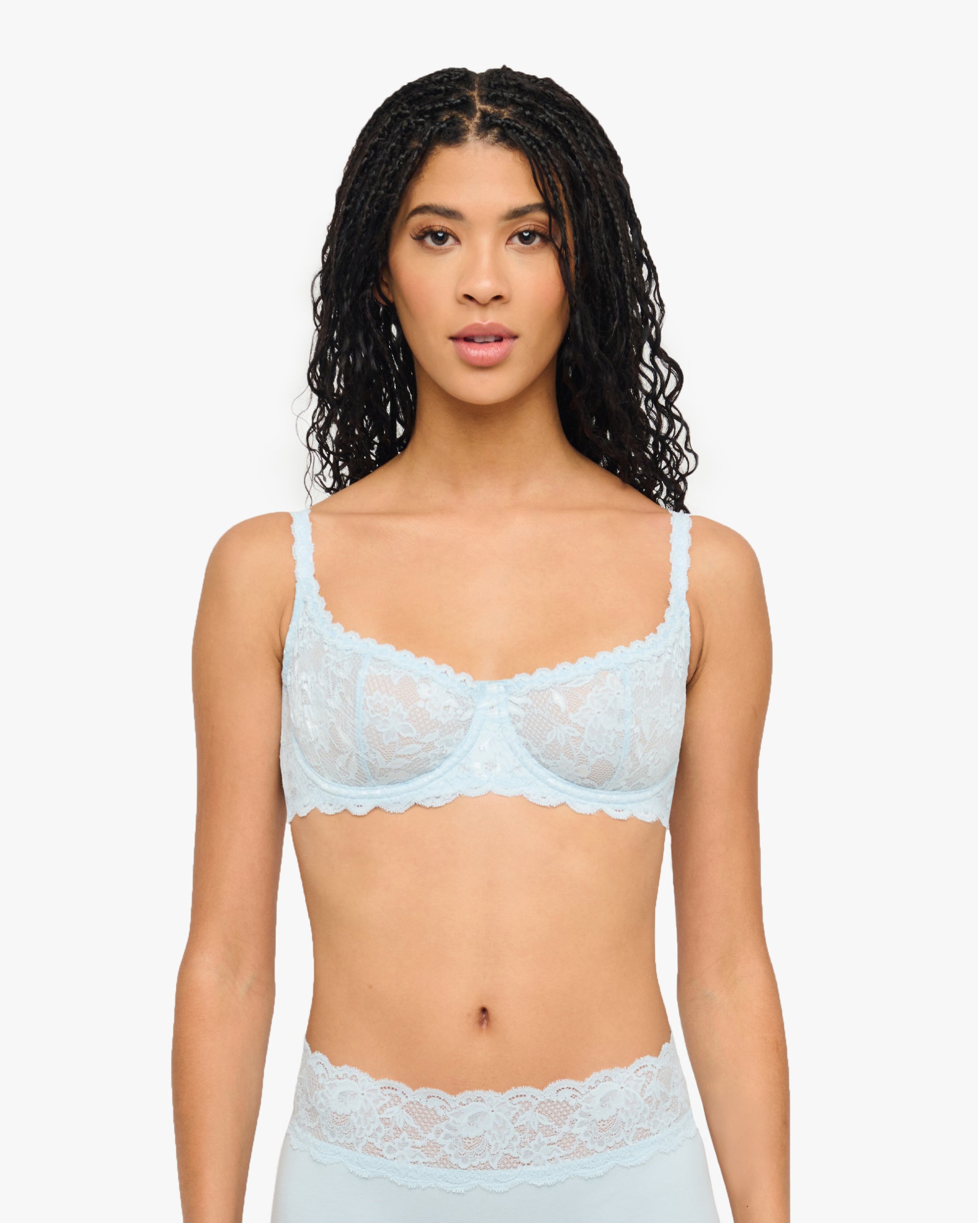 Blue Bra - Never Say Never Balconette Bra