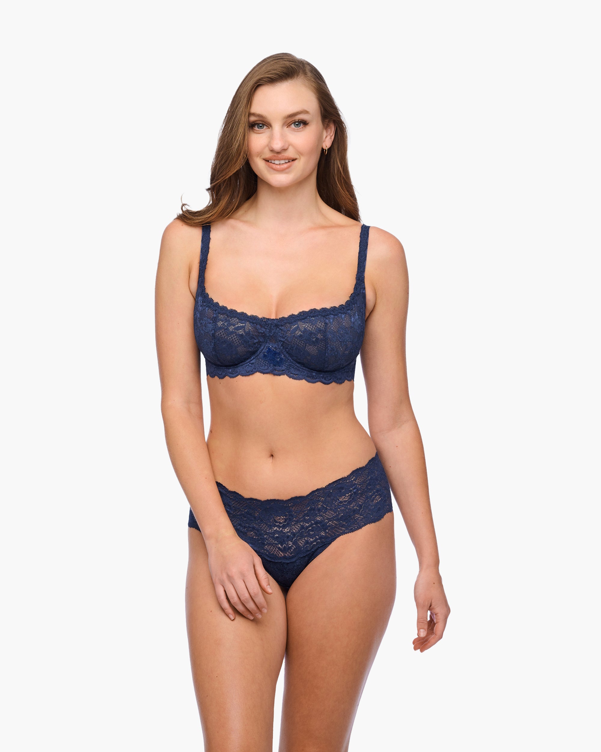 Blue Bra - Never Say Never Balconette Bra
