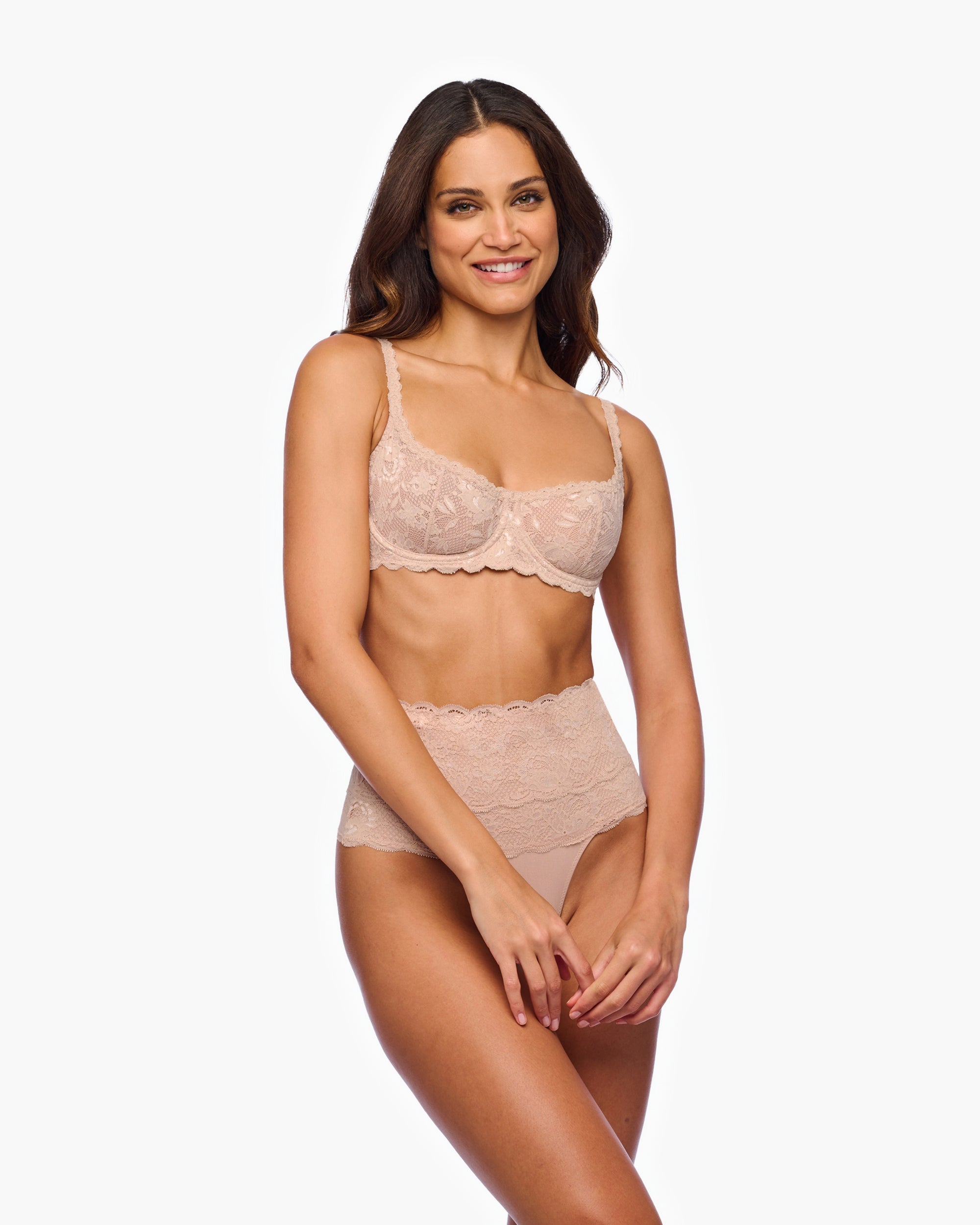 Beige Bra - Never Say Never Balconette Bra