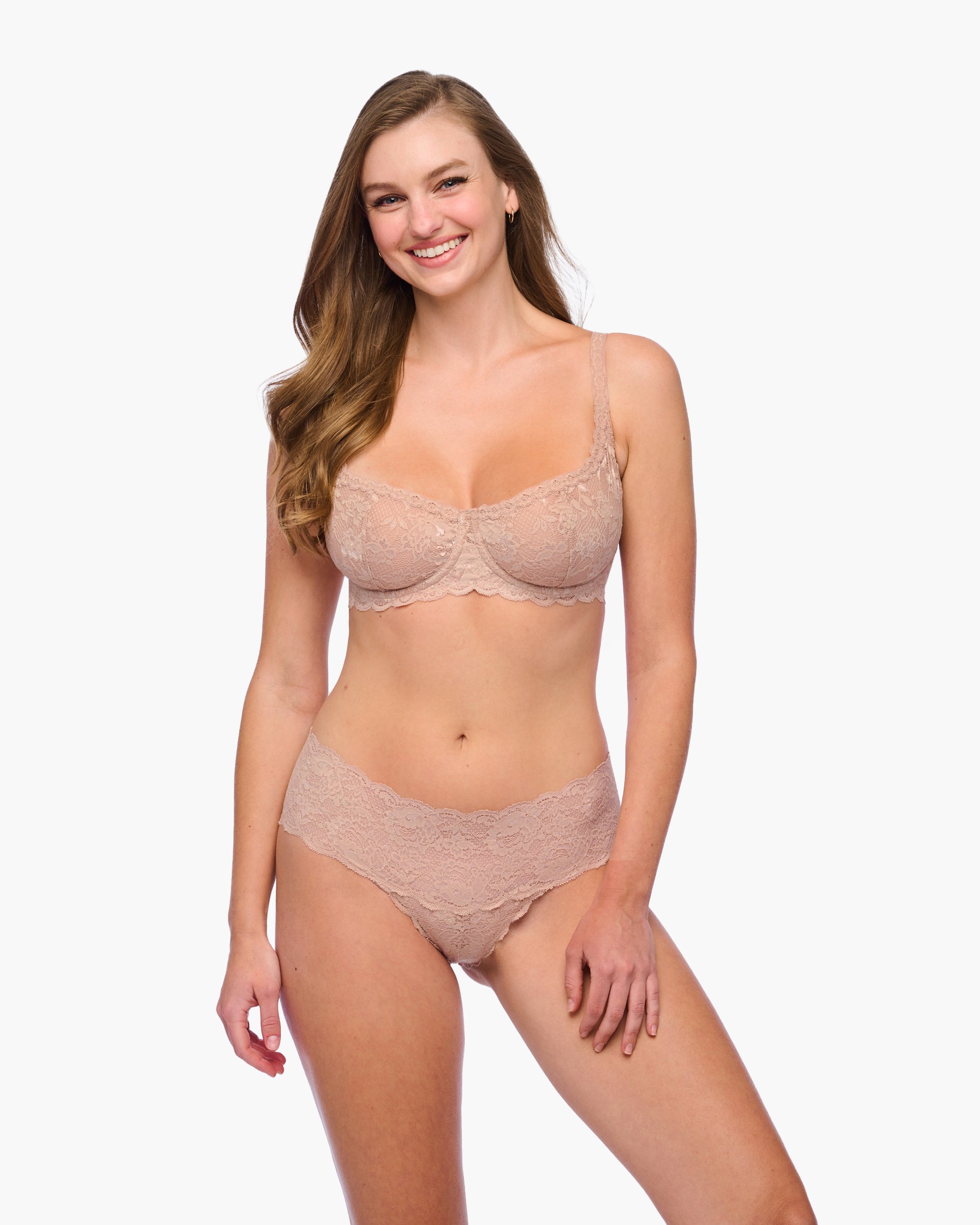 Beige Bra - Never Say Never Balconette Bra
