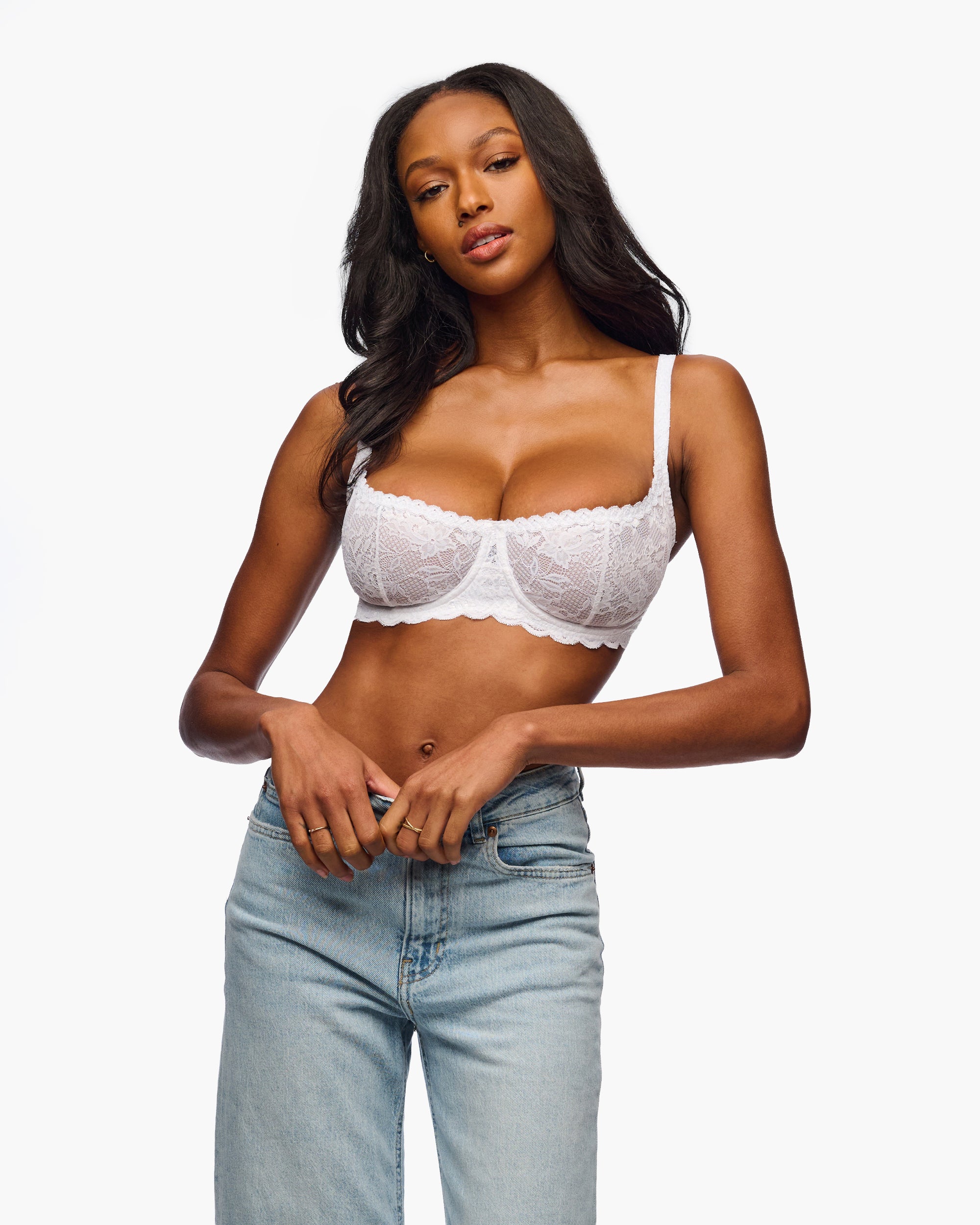 White Bra - Never Say Never Balconette Bra