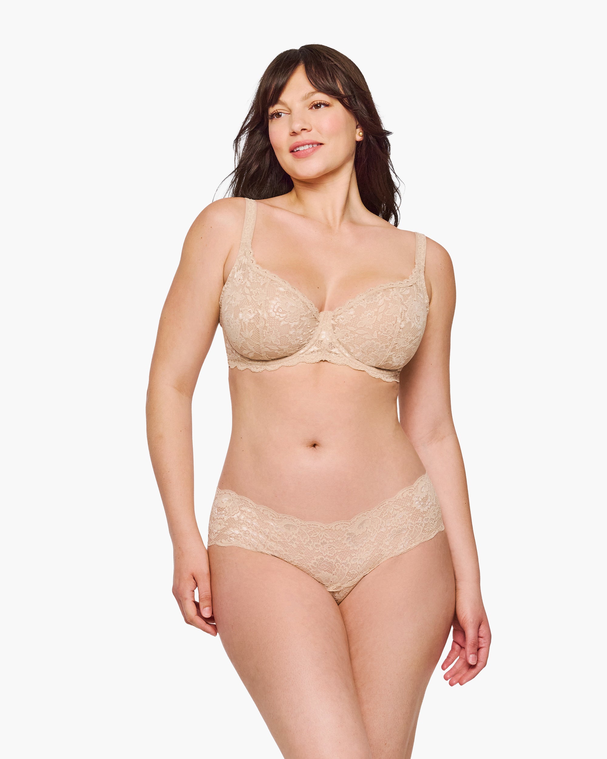 Beige Bra - Never Say Never Balconette Bra