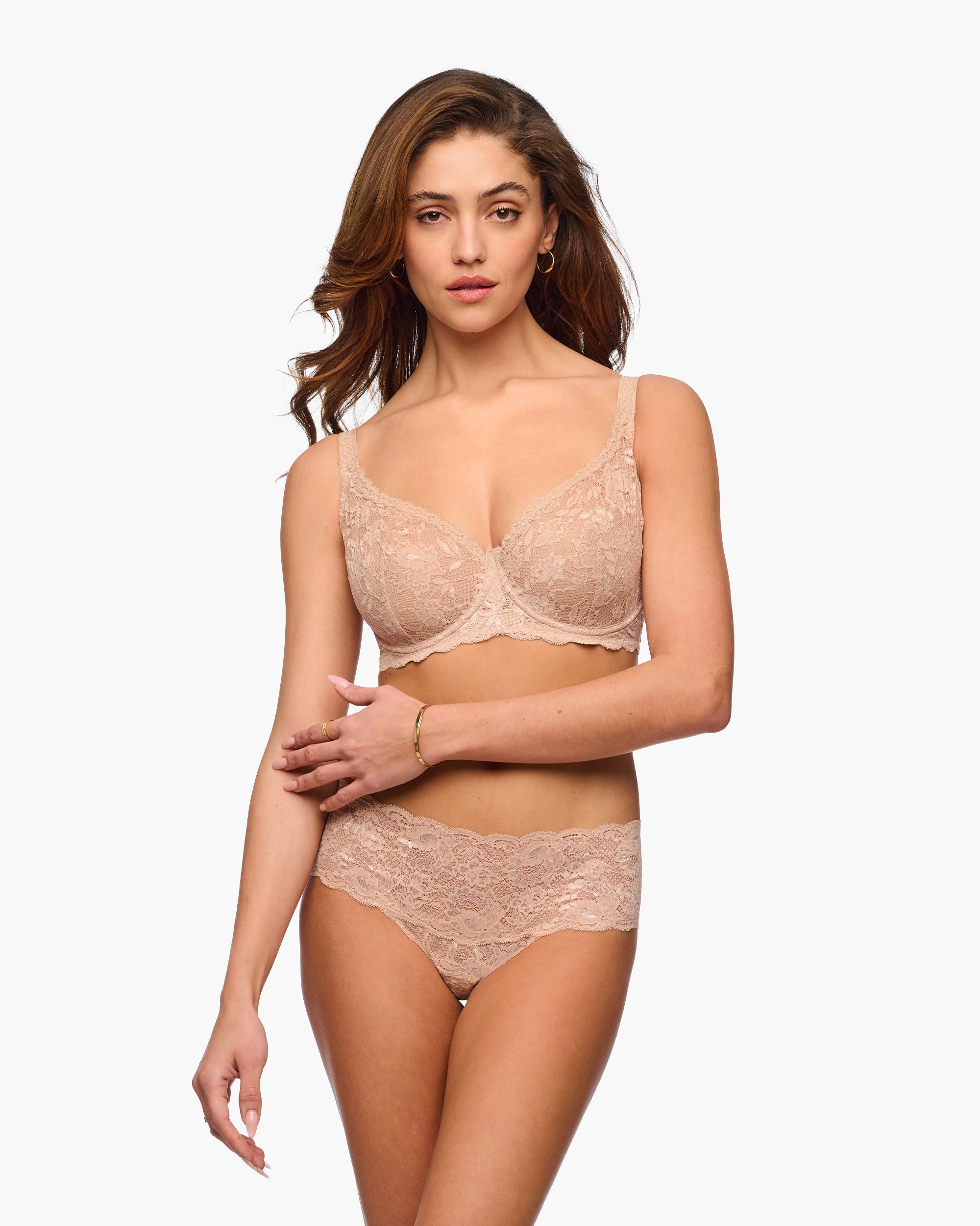 Beige Bh - Never Say Never Balconette-Bh