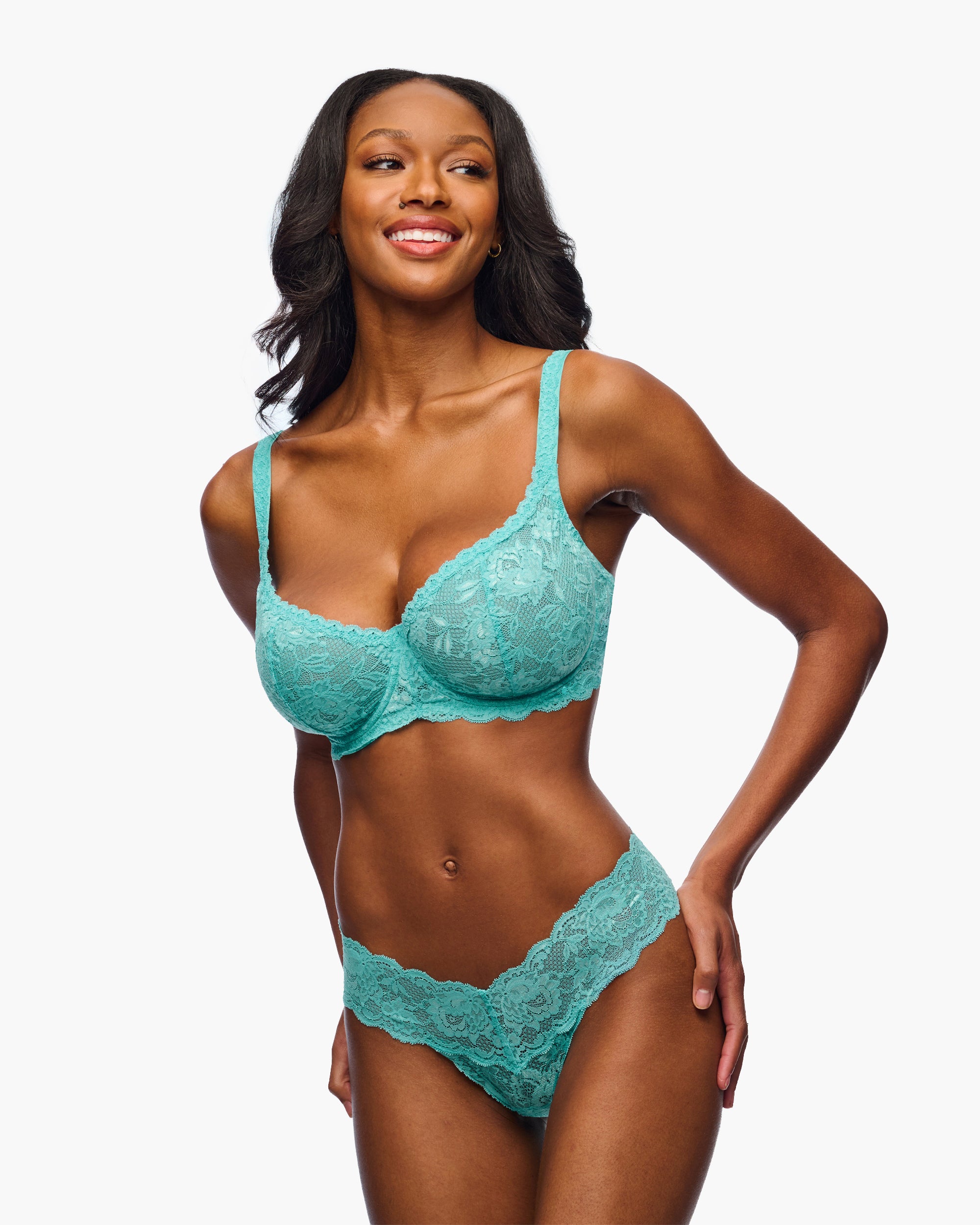 Blue Bra - Never Say Never Balconette Bra