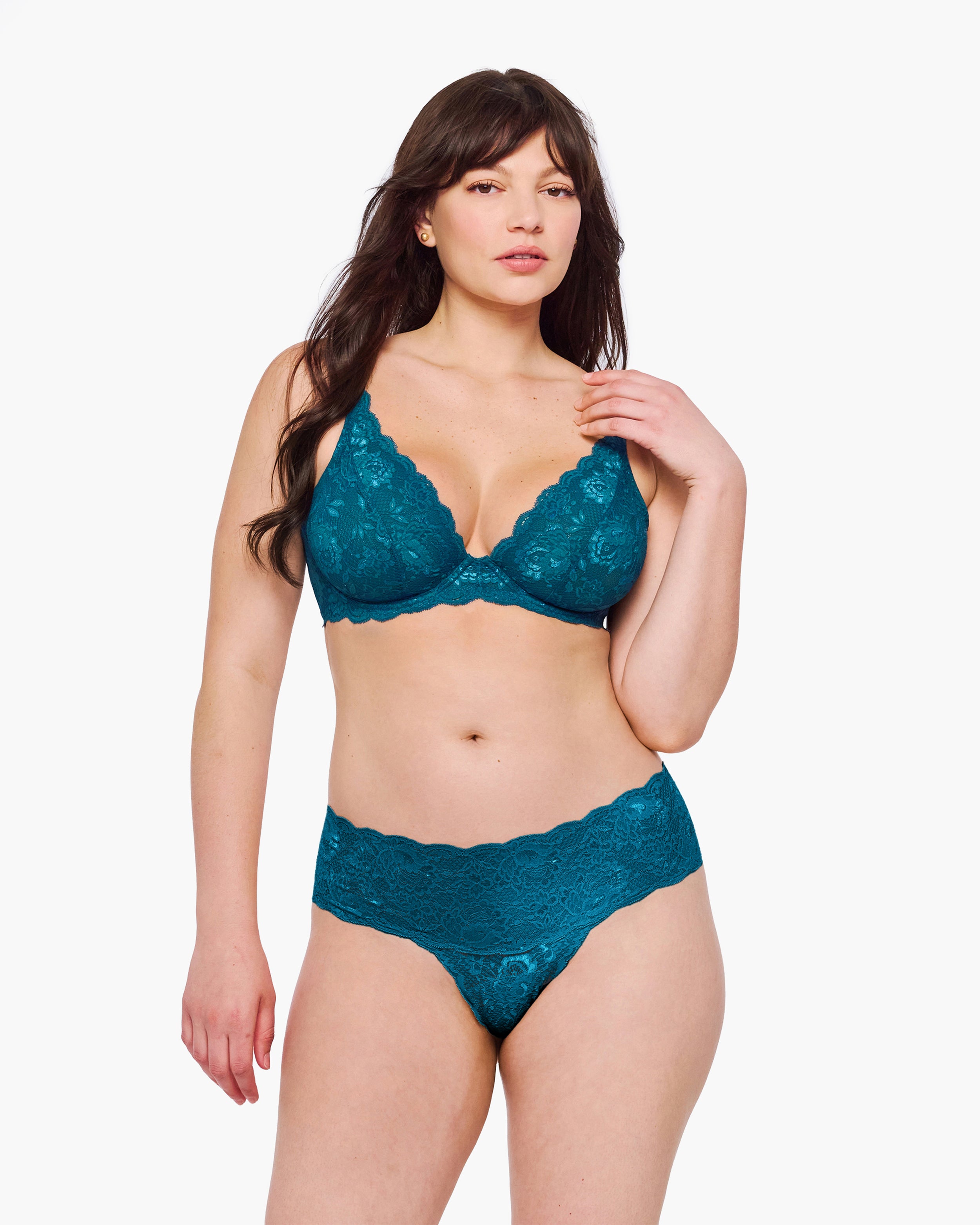 Bleue Soutien-Gorge - Never Say Never Soutien-Gorge Plongeant