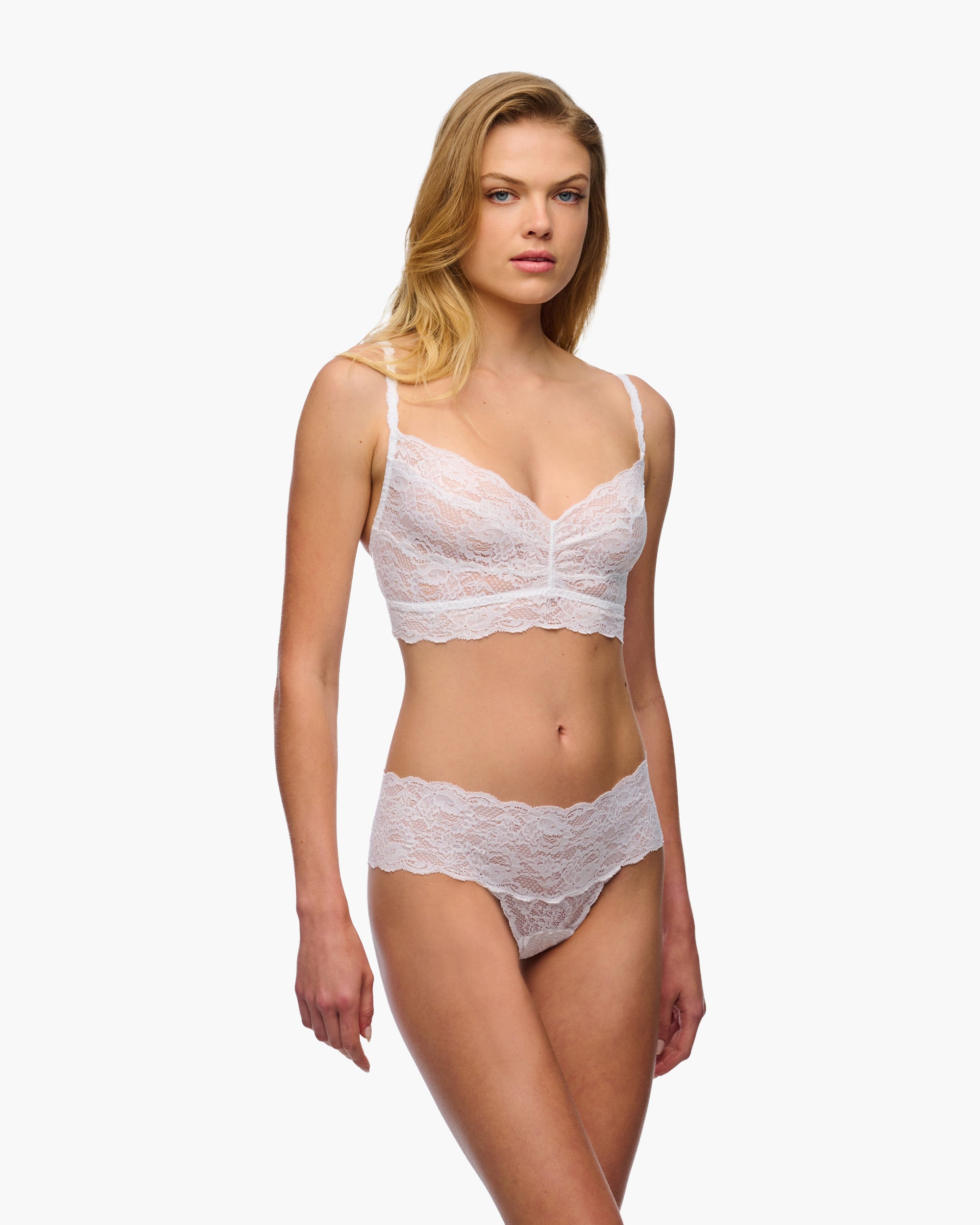 Blanc Bralette - Never Say Never Brassière Sweetie