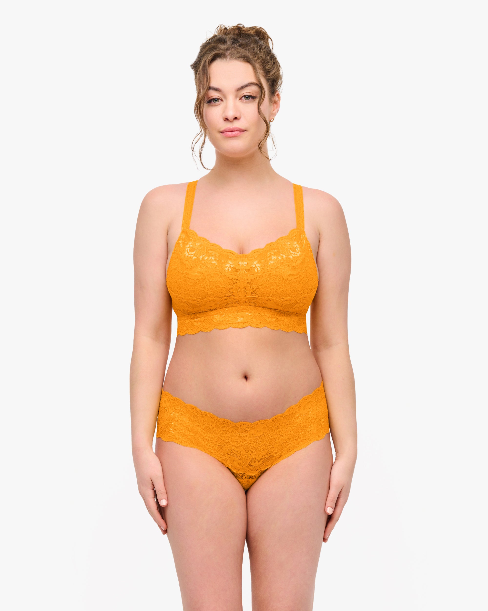 Orange Bralette - Never Say Never Brassière Curvy Sweetie