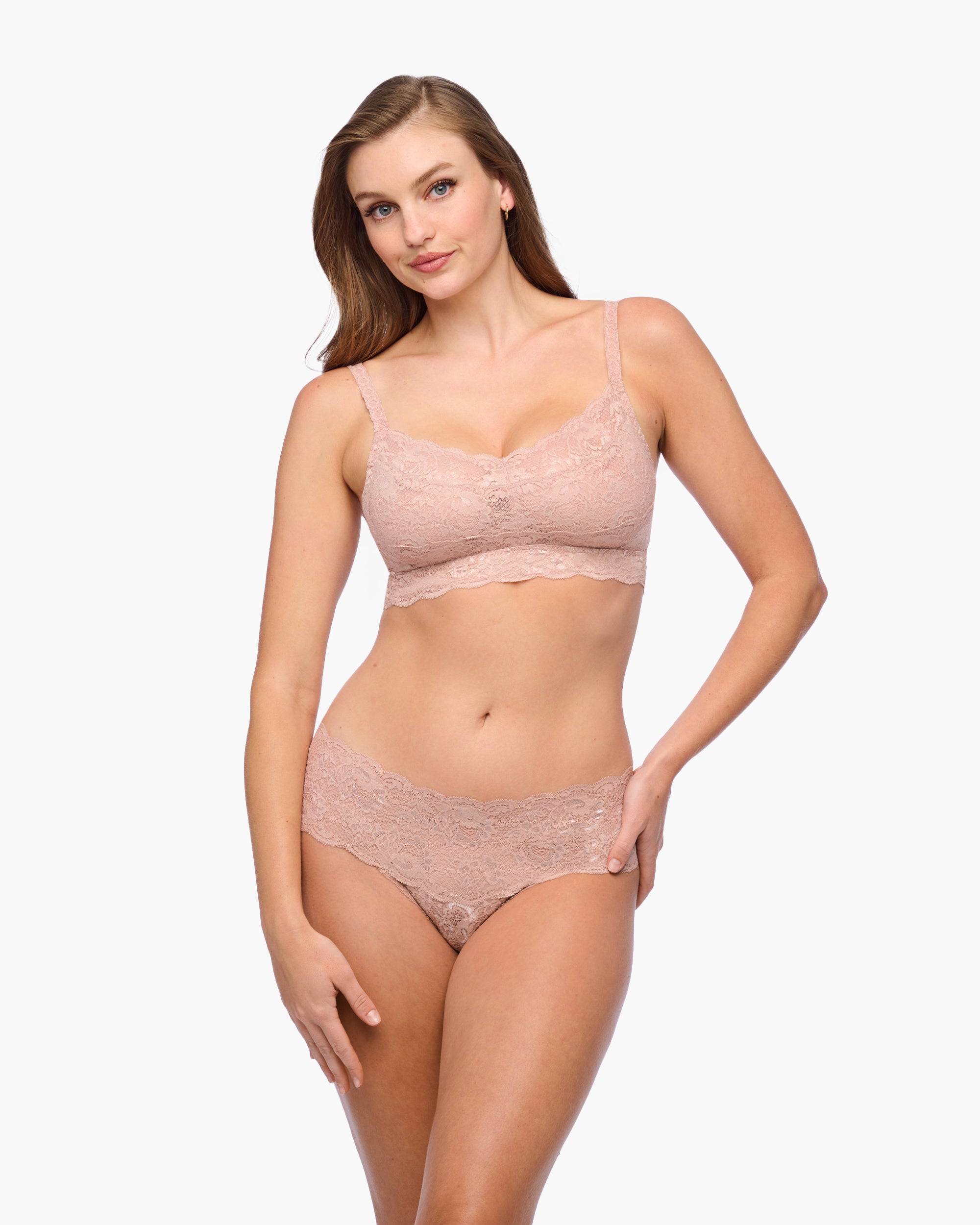 Pink Bralette - Never Say Never Curvy Sweetie Bralette