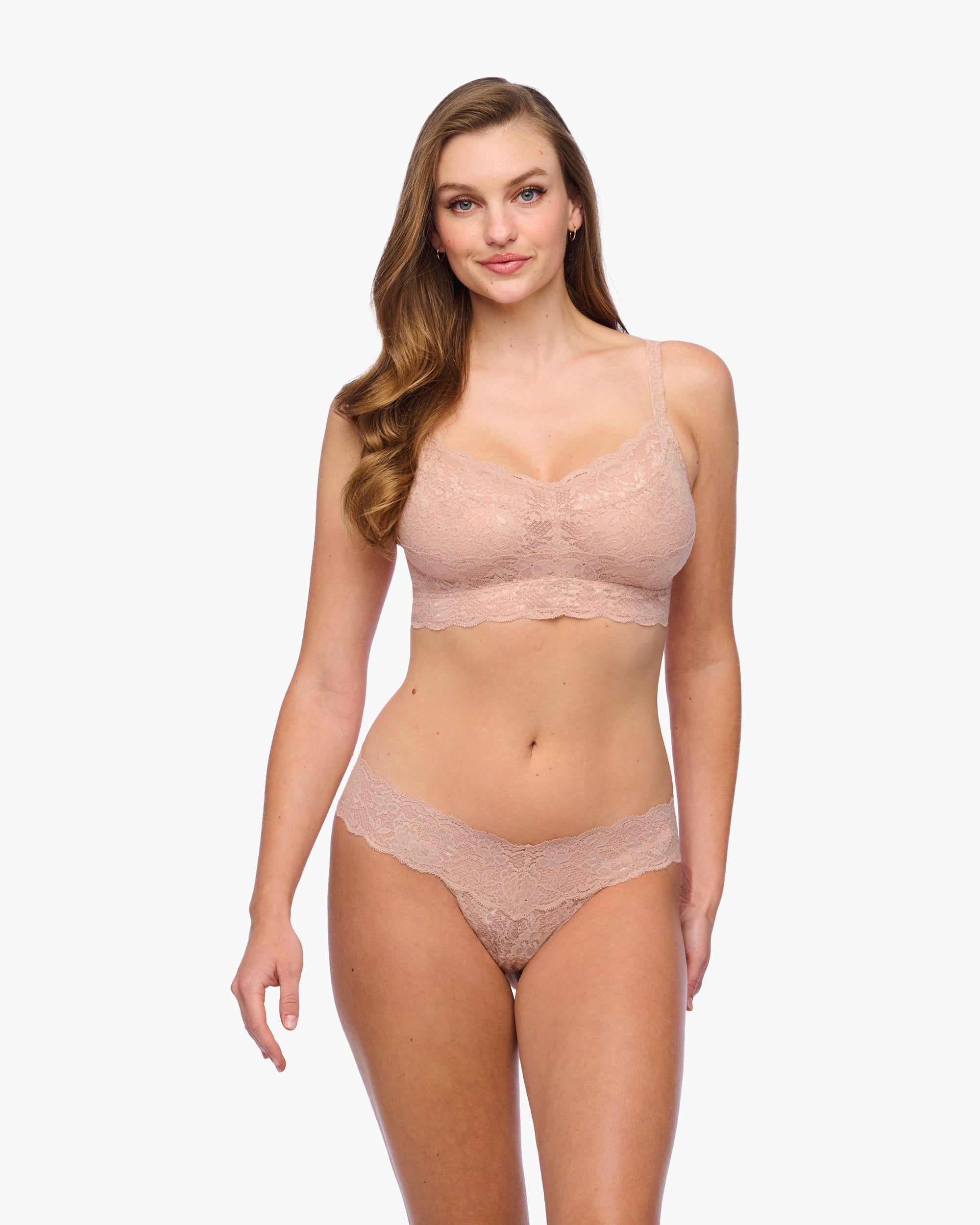 Beige Bralette - Never Say Never Bralette Curvy Sweetie