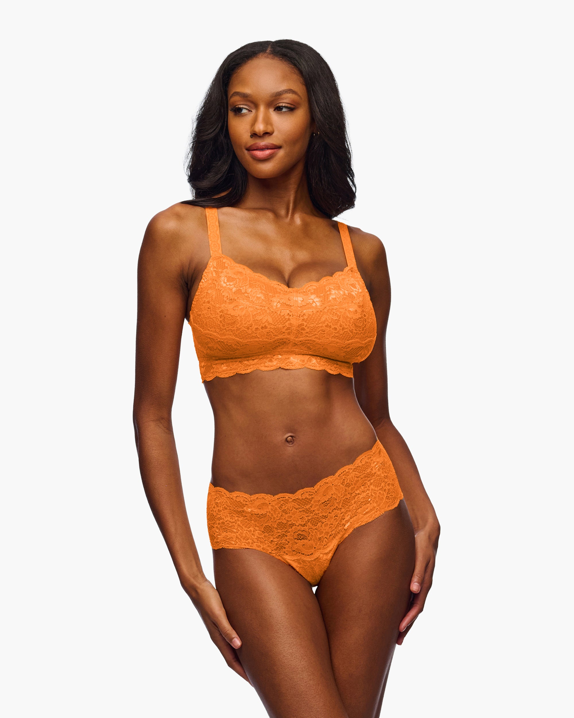 Orange Bralette - Never Say Never Curvy Sweetie Bralette