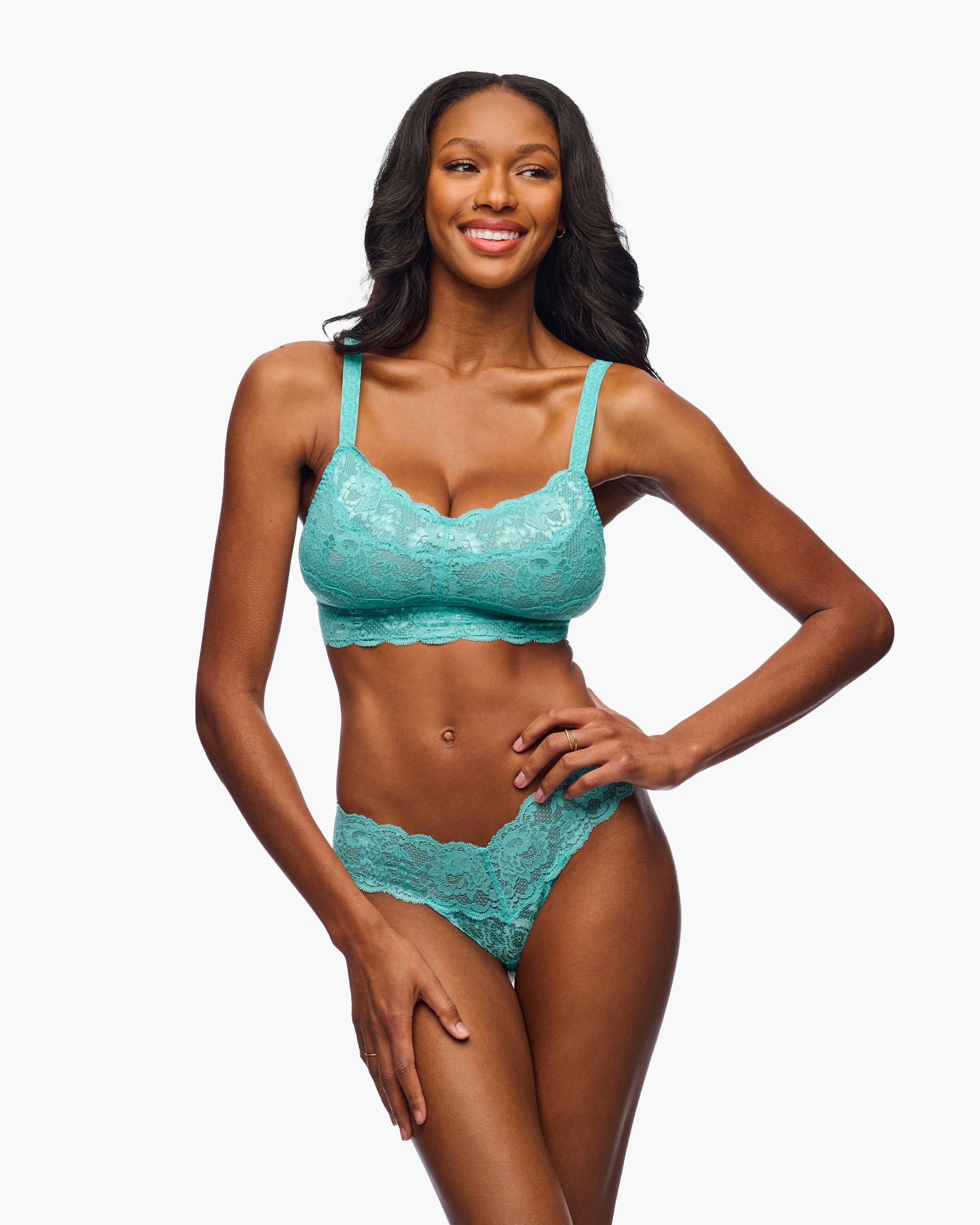 Blue Bralette - Never Say Never Curvy Sweetie Bralette