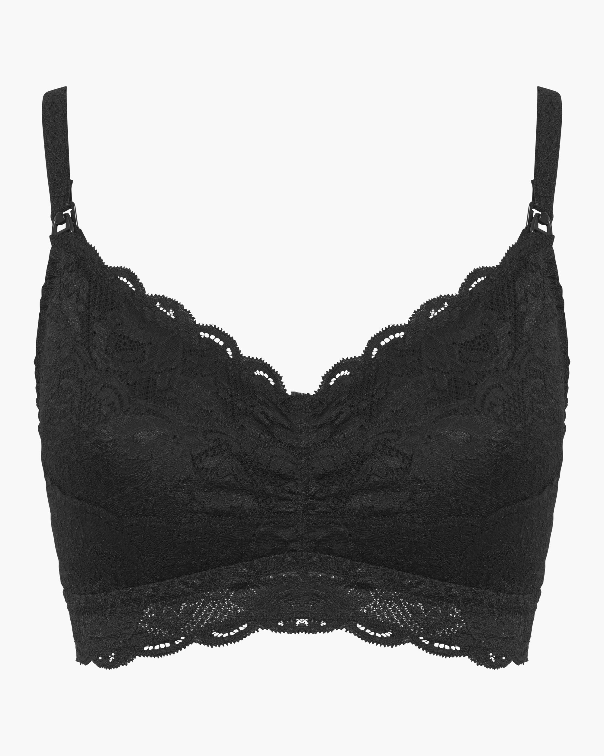 Nero Bralette - Never Say Never Curvy Bralette Premaman Per L'Allattamento Mommie