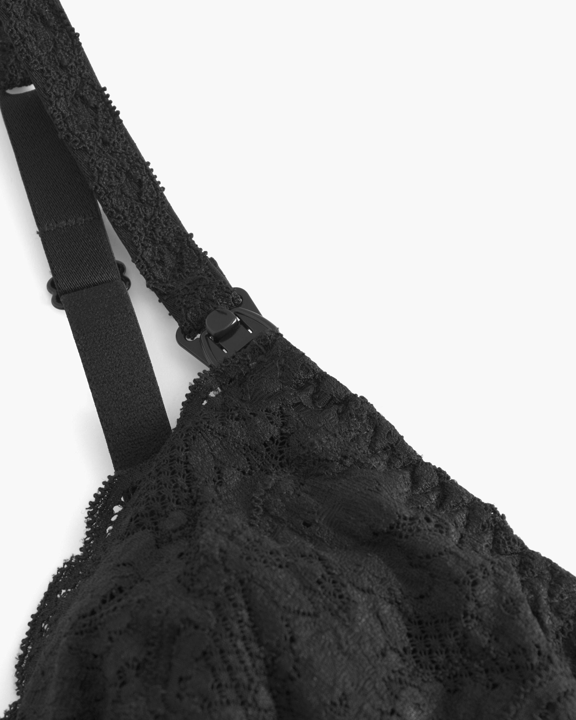 Negro Bralette - Never Say Never Mommie Curvy - Bralette De Maternidad