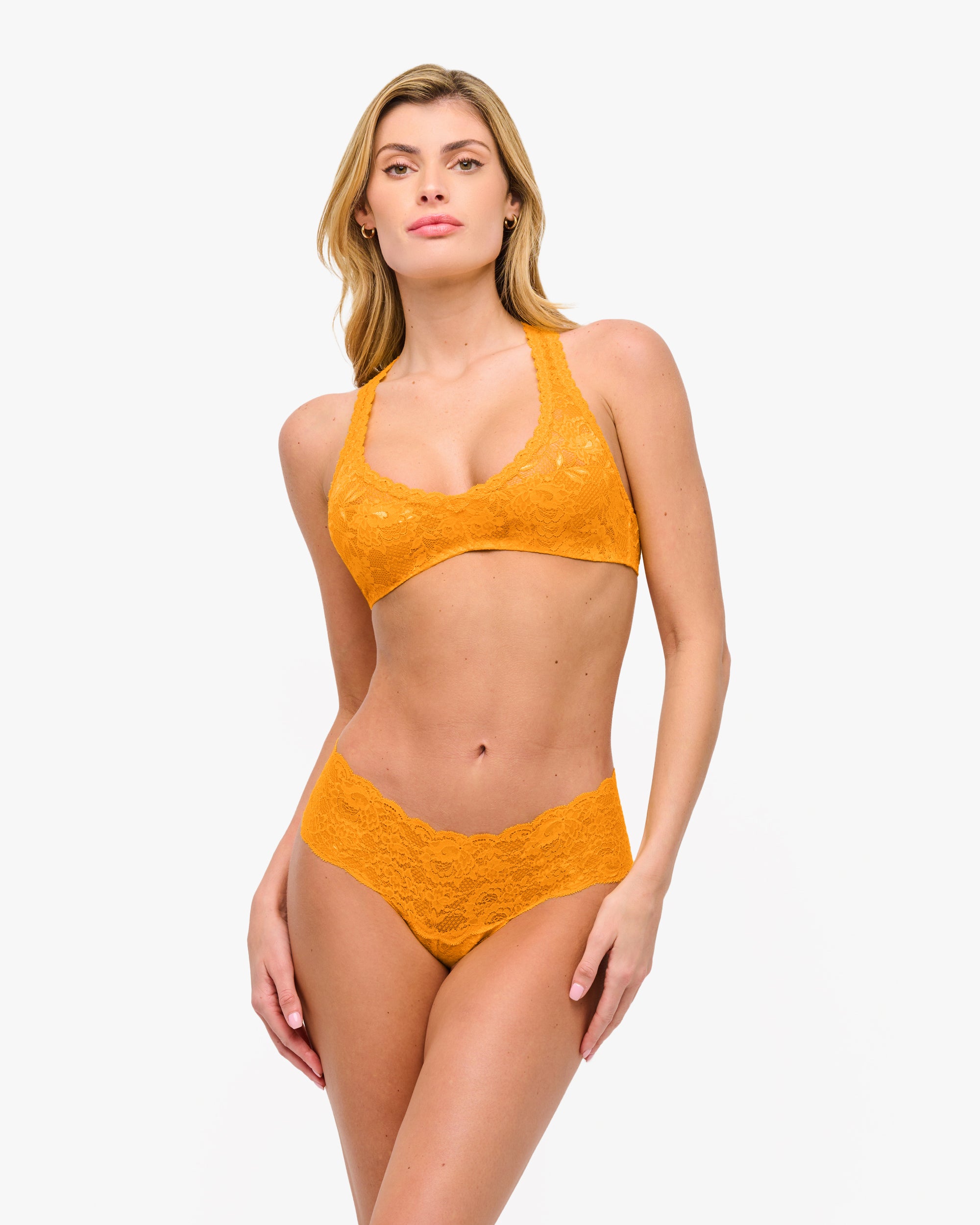 Arancia Bralette - Never Say Never Bralette Racie Con Spalline Incrociate