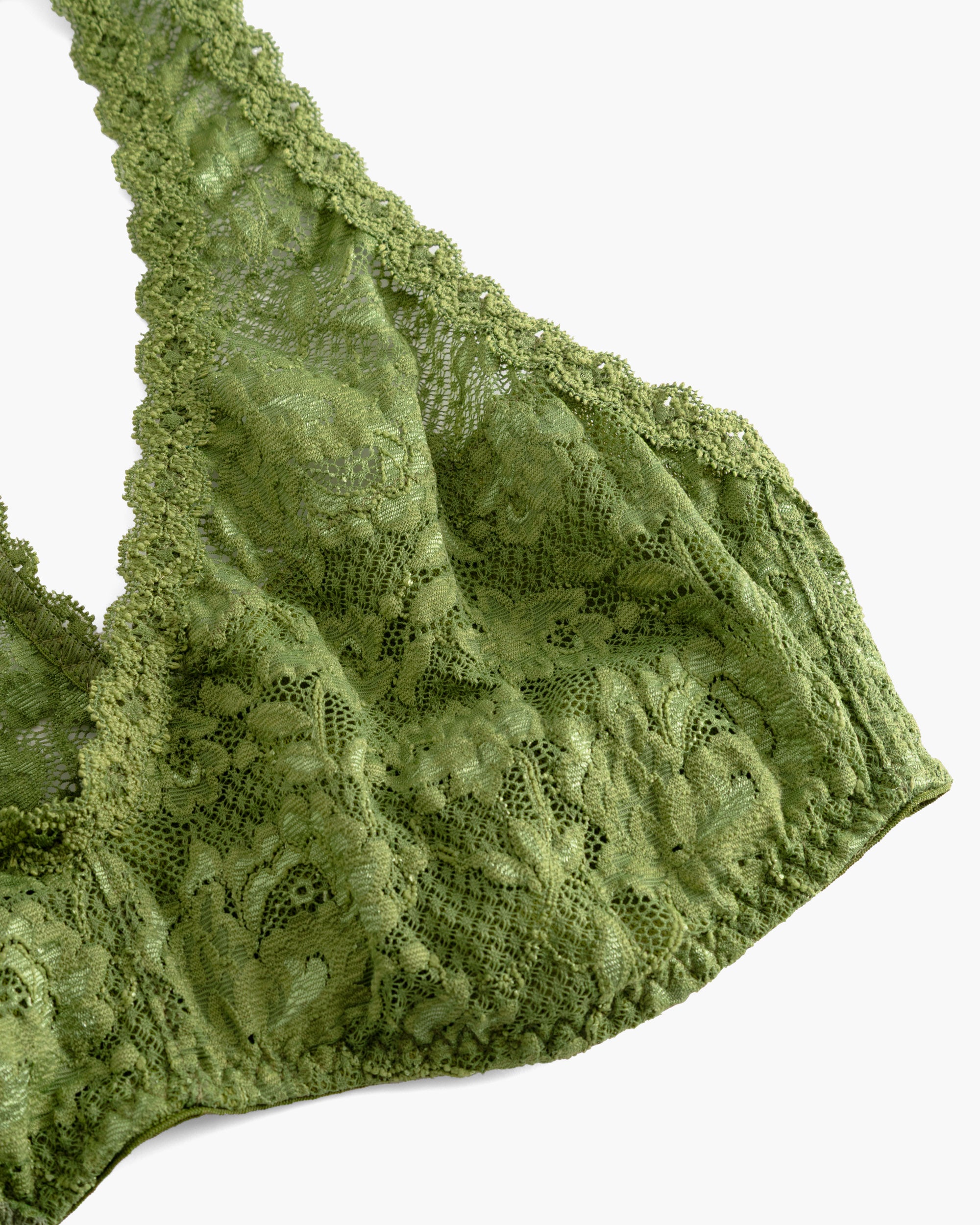 Verde Bralette - Never Say Never Bralette Racie Con Spalline Incrociate