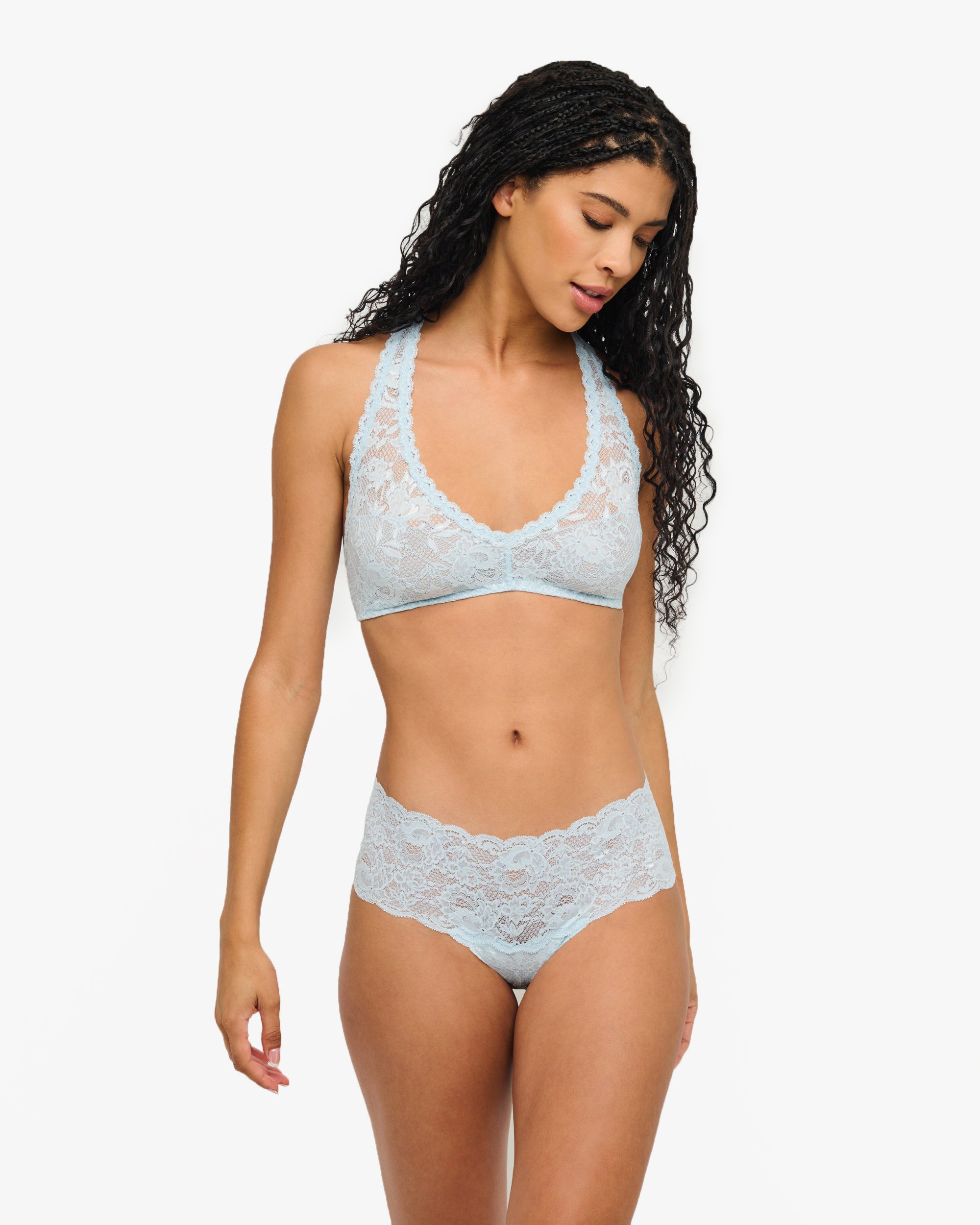 Azul Bralette - Never Say Never Racie - Bralette Con Espalda De Nadador