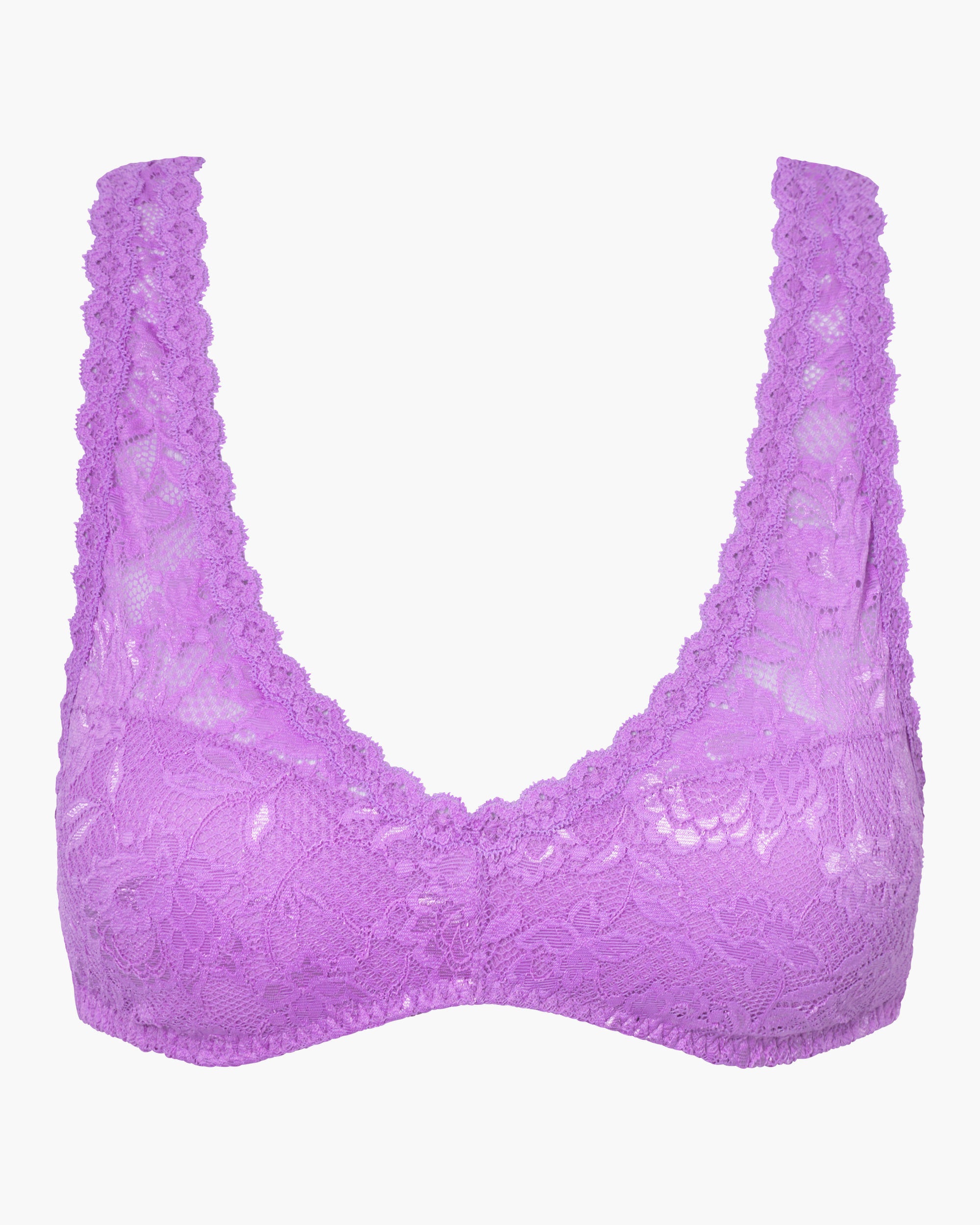 Púrpura Bralette - Never Say Never Racie - Bralette Con Espalda De Nadador