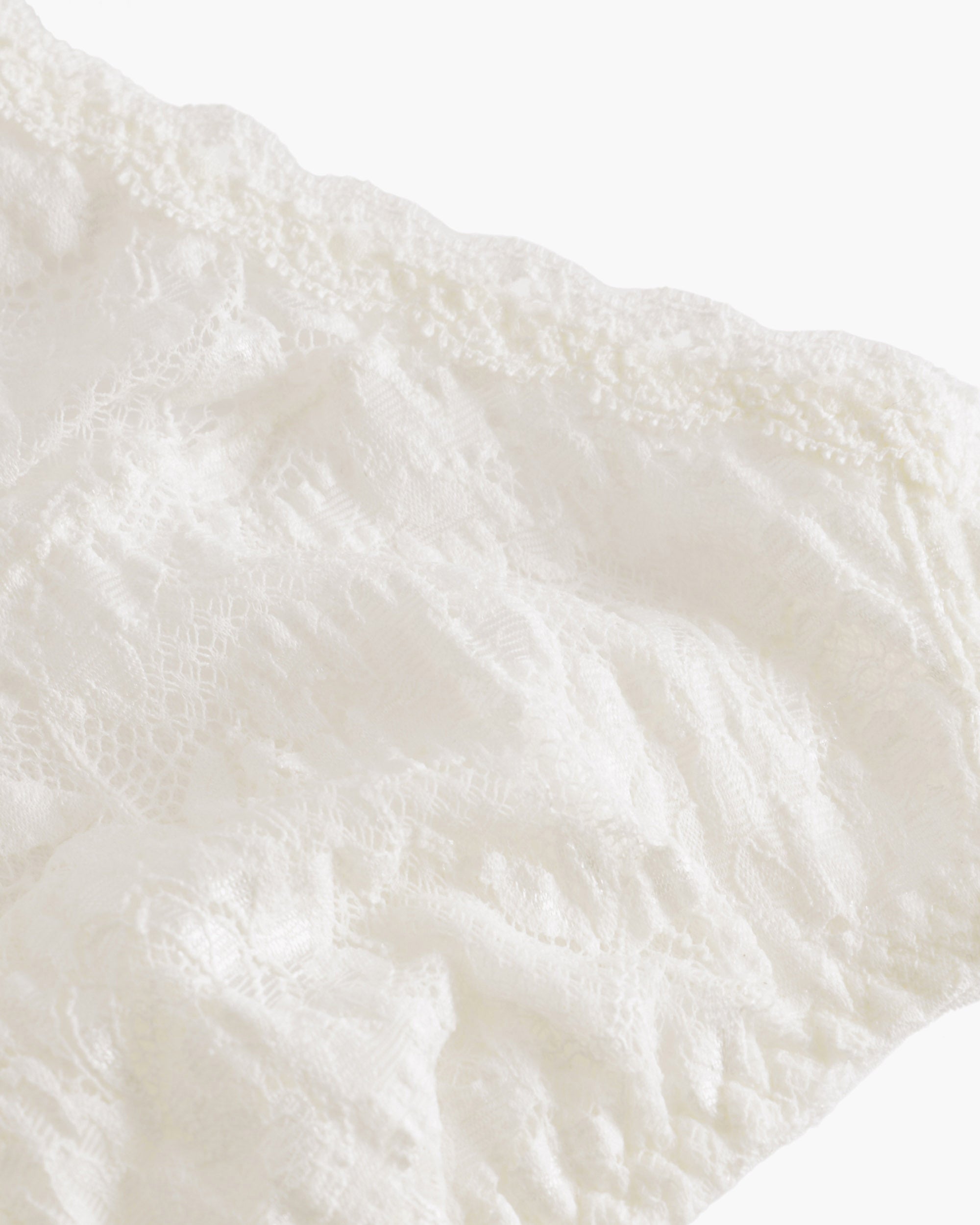 Bianco Bralette - Never Say Never Bralette Racie Con Spalline Incrociate