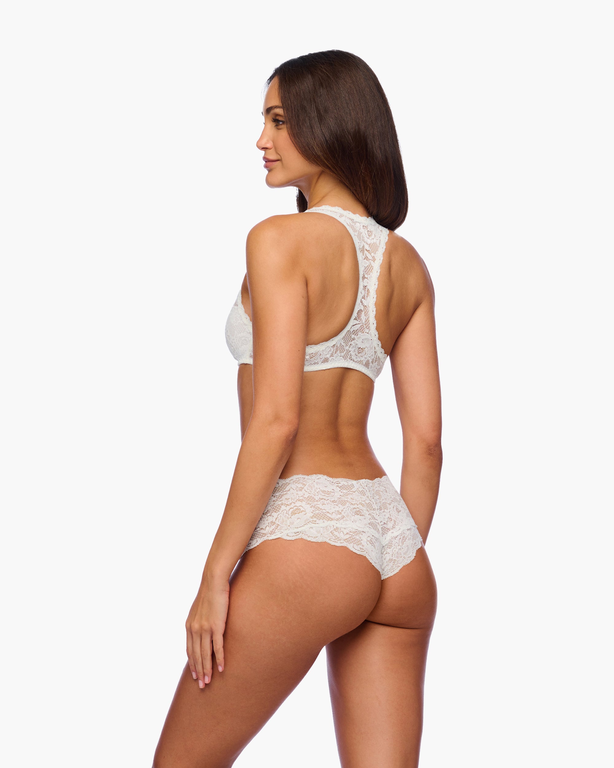 Weiß Bralette - Never Say Never Racie Racerback-Bralette