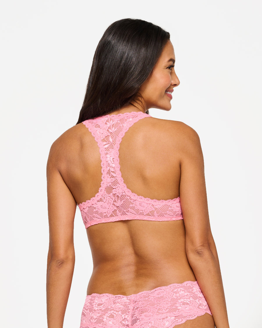 Pink Bralette - Never Say Never Racie Racerback Bralette