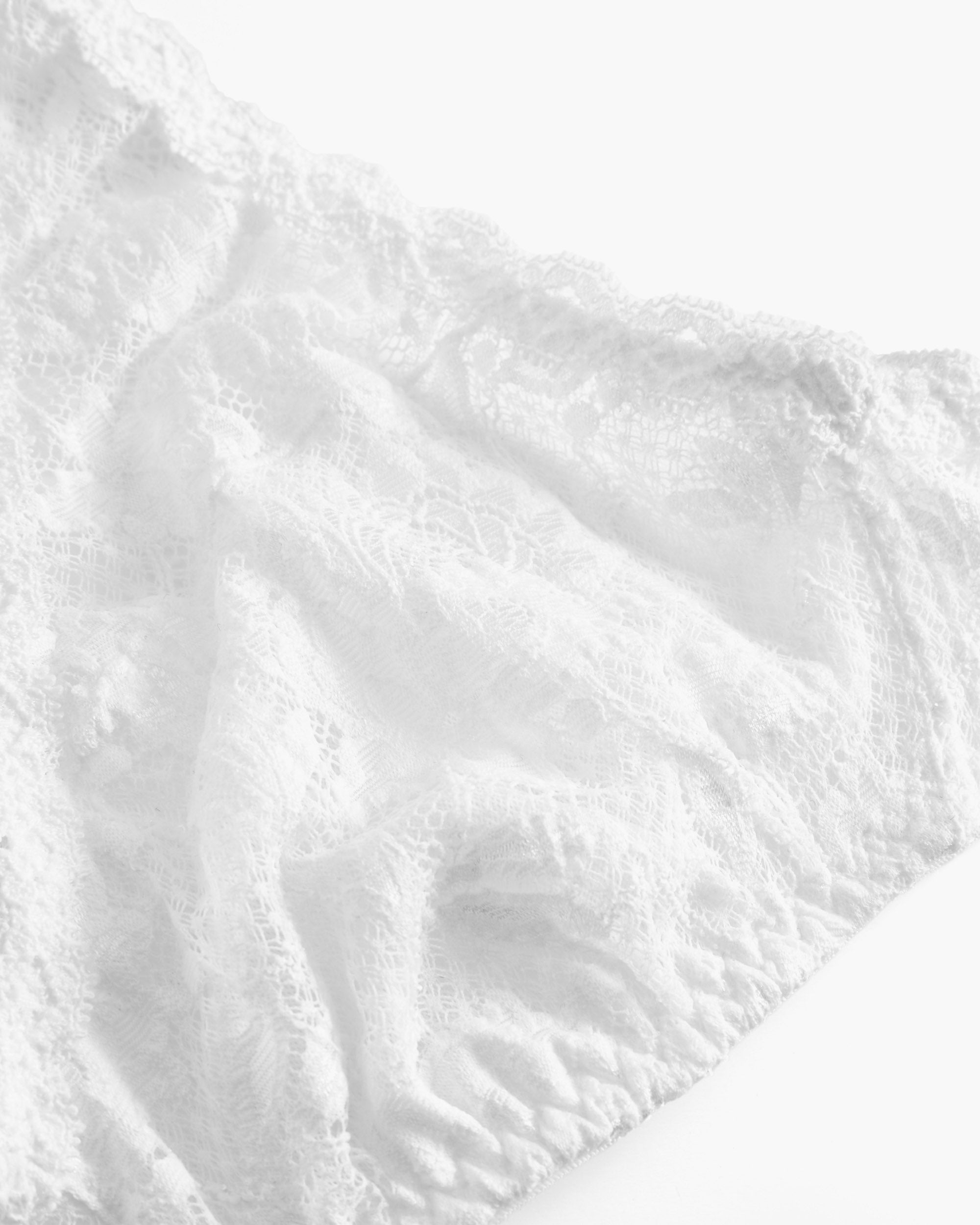 Bianco Bralette - Never Say Never Bralette Racie Con Spalline Incrociate