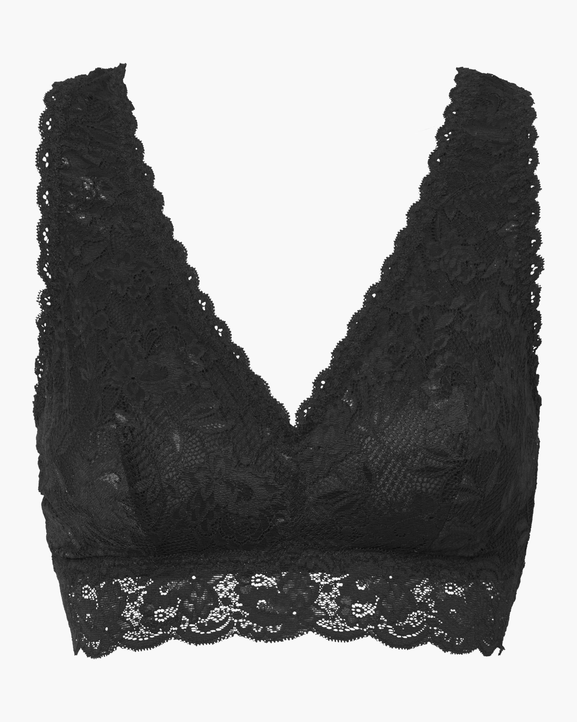 Negro Bralette - Never Say Never Curvy Racie - Bralette Con Espalda De Nadador