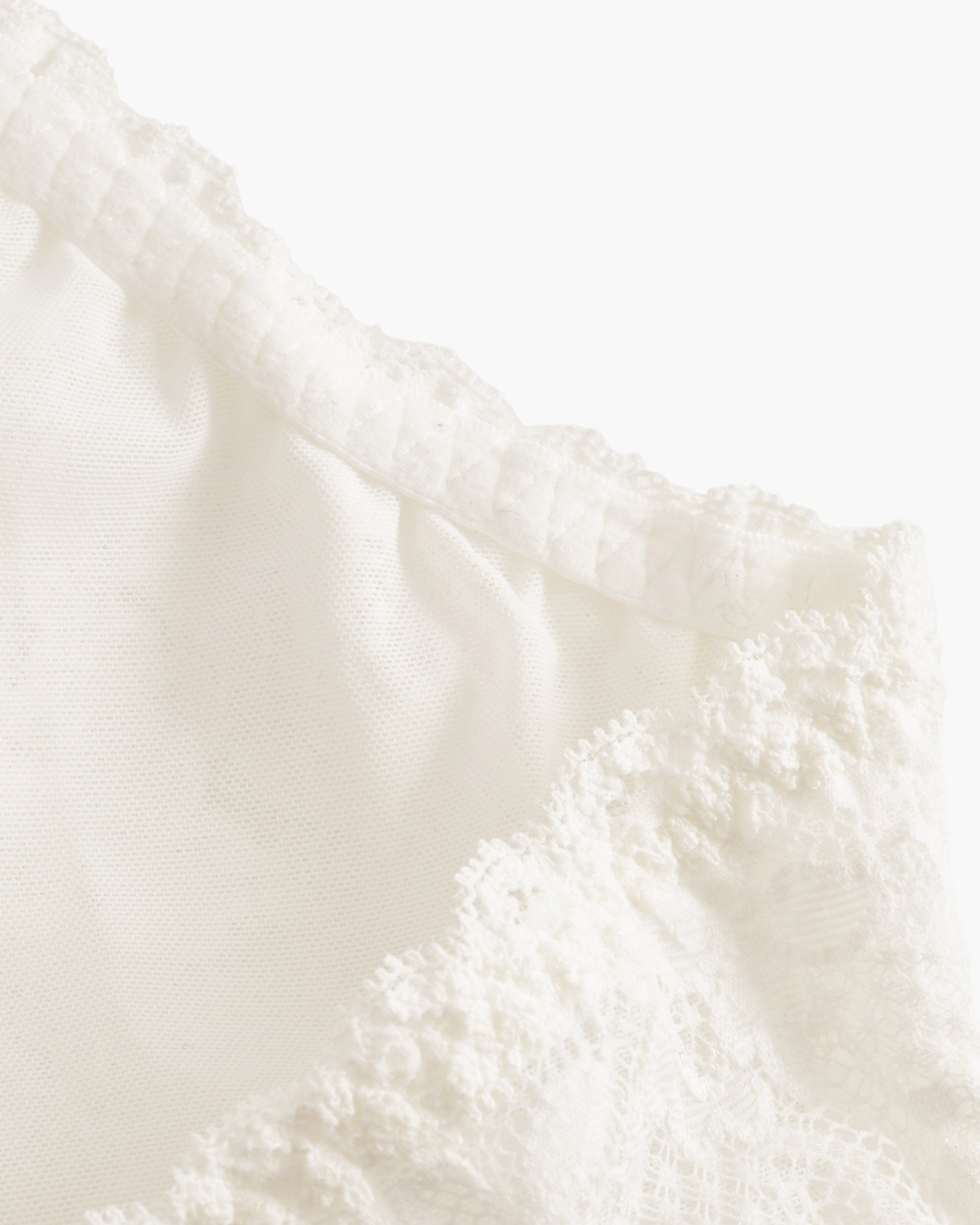 White Bralette - Never Say Never Curvy Racie Racerback Bralette