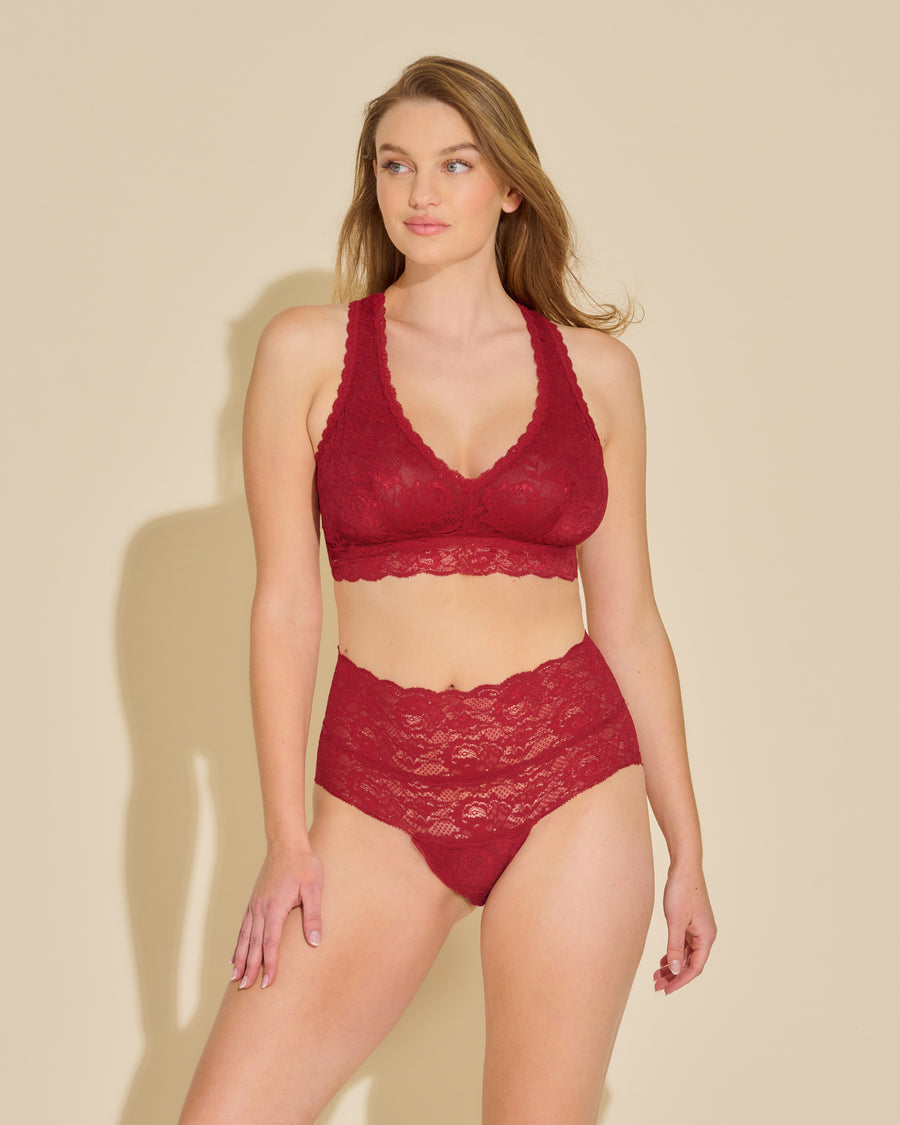 Rouge Bralette - Never Say Never Brassière À Dos Nageur Curvy Racie