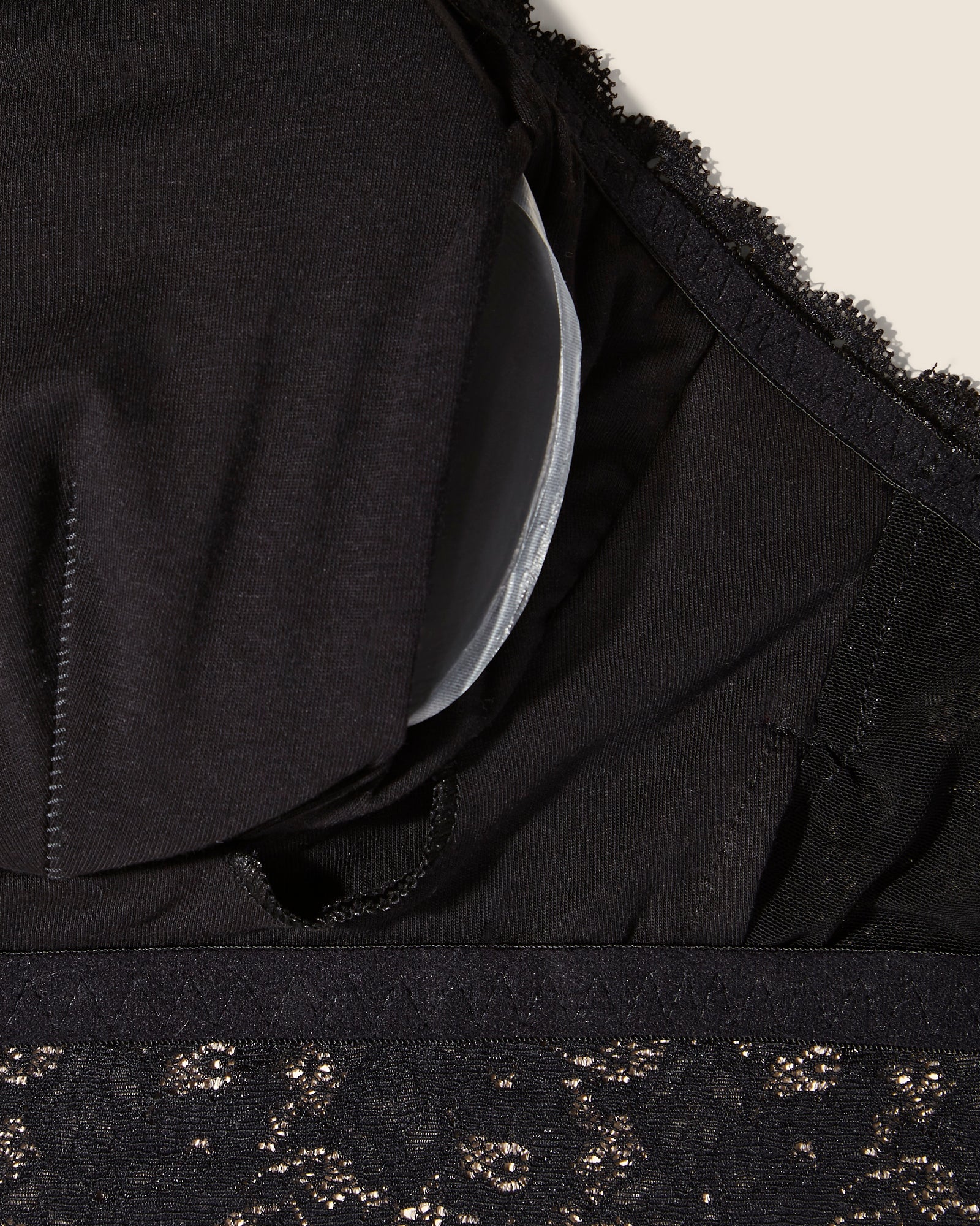 Schwarz Bralette - Never Say Never Curvy Bralette Nach Einer Op Mit Frontverschluss