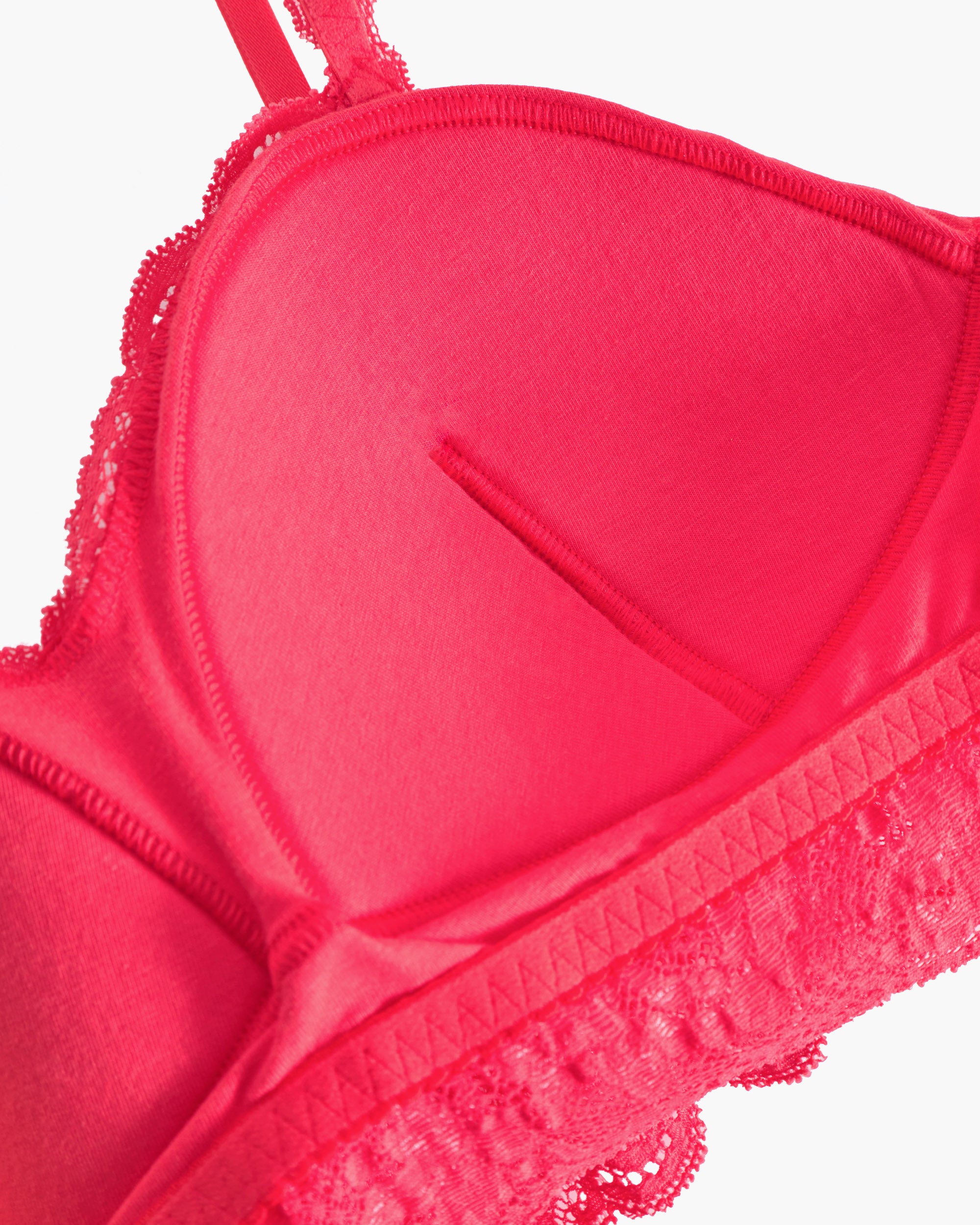 Rosa Bralette - Never Say Never Sweetie Gepolsterter Bralette