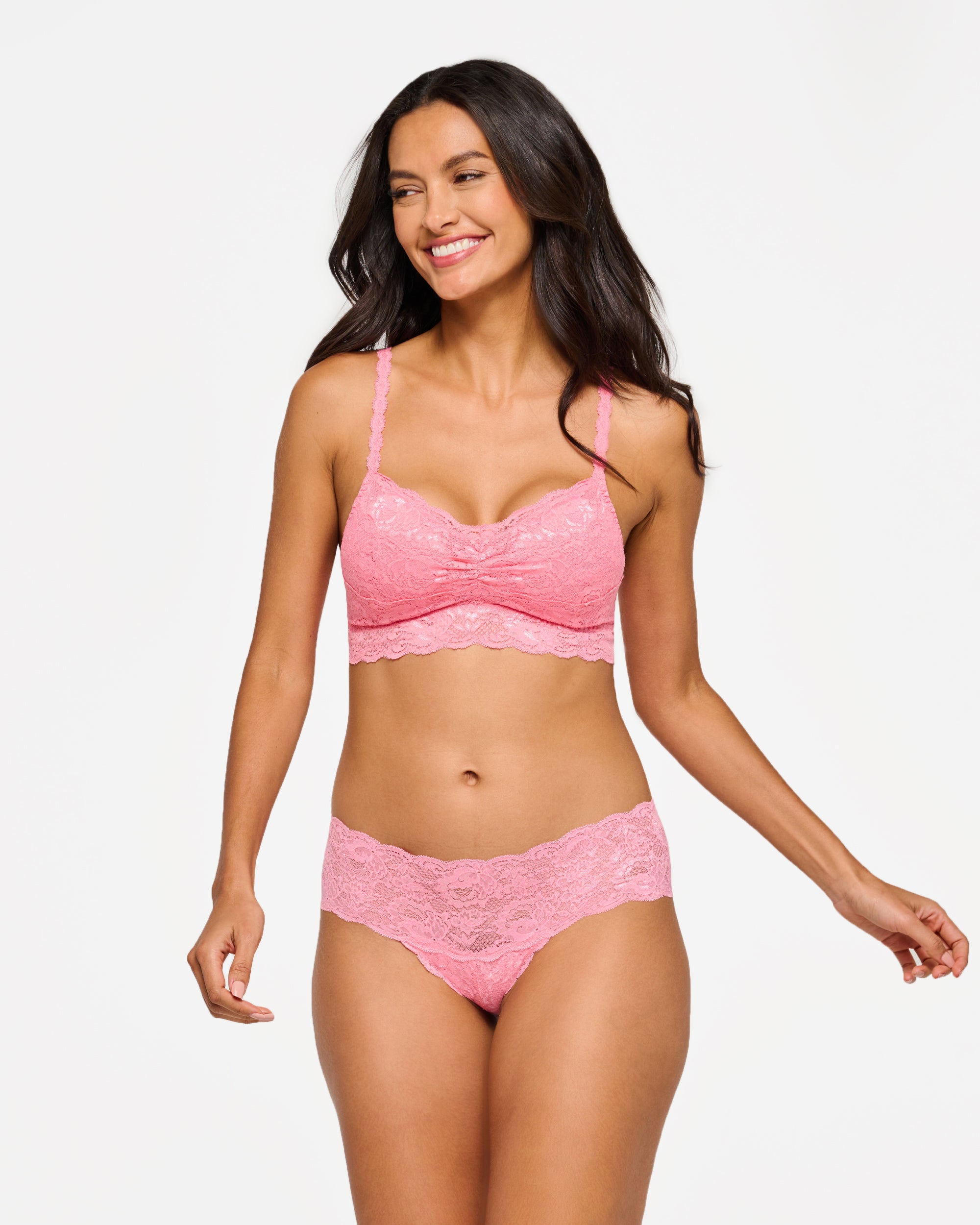 Pink Bralette - Never Say Never Sweetie Padded Bralette
