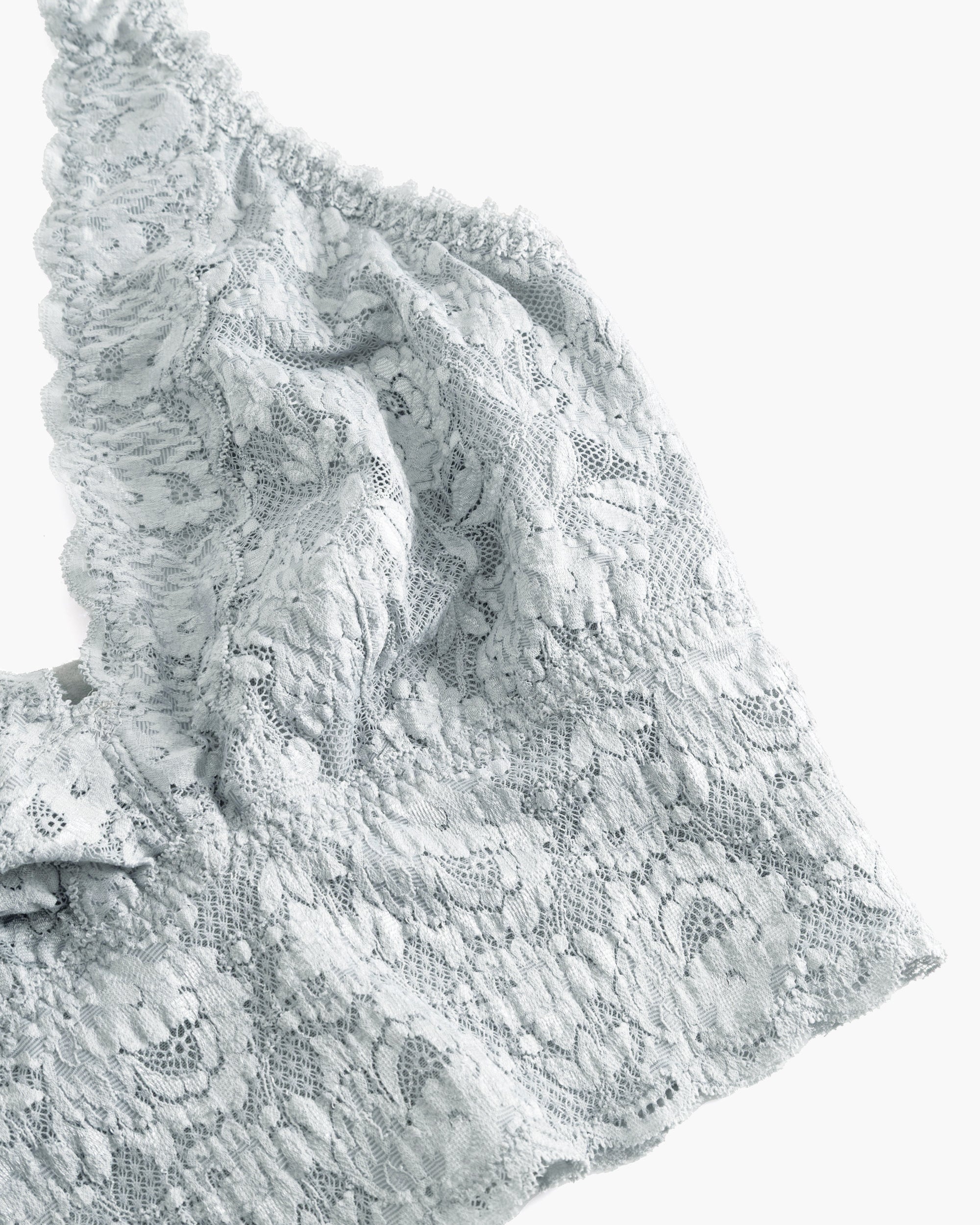 Grau Bralette - Never Say Never Curvy Plungie Longline Bralette