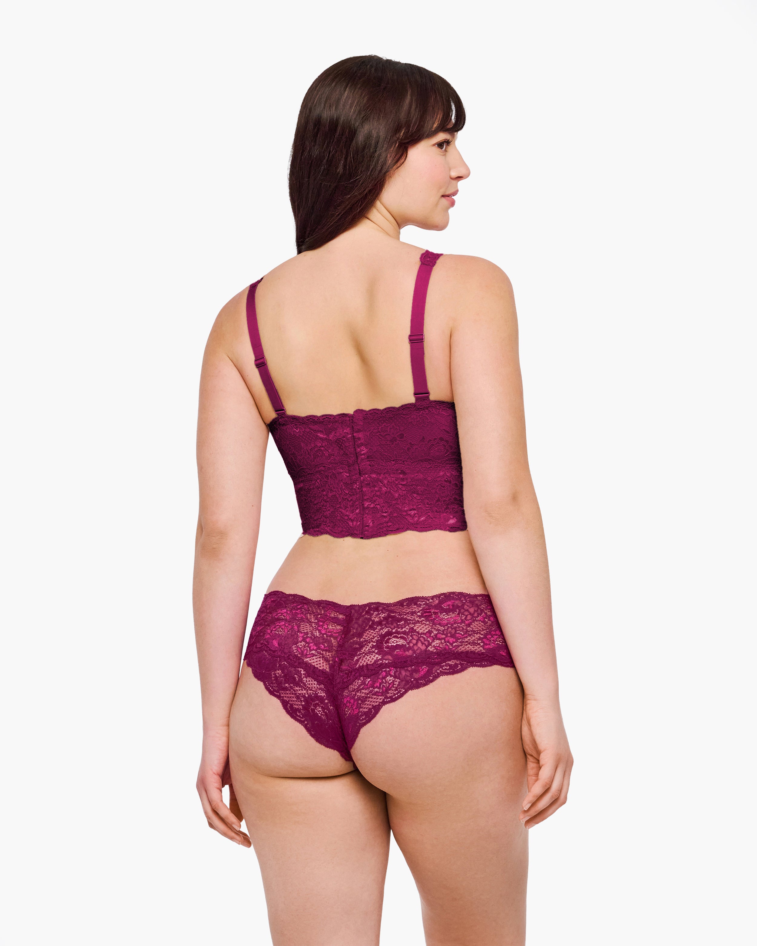 Roja Bralette - Never Say Never Bralette Tipo Top Escotado Curvy