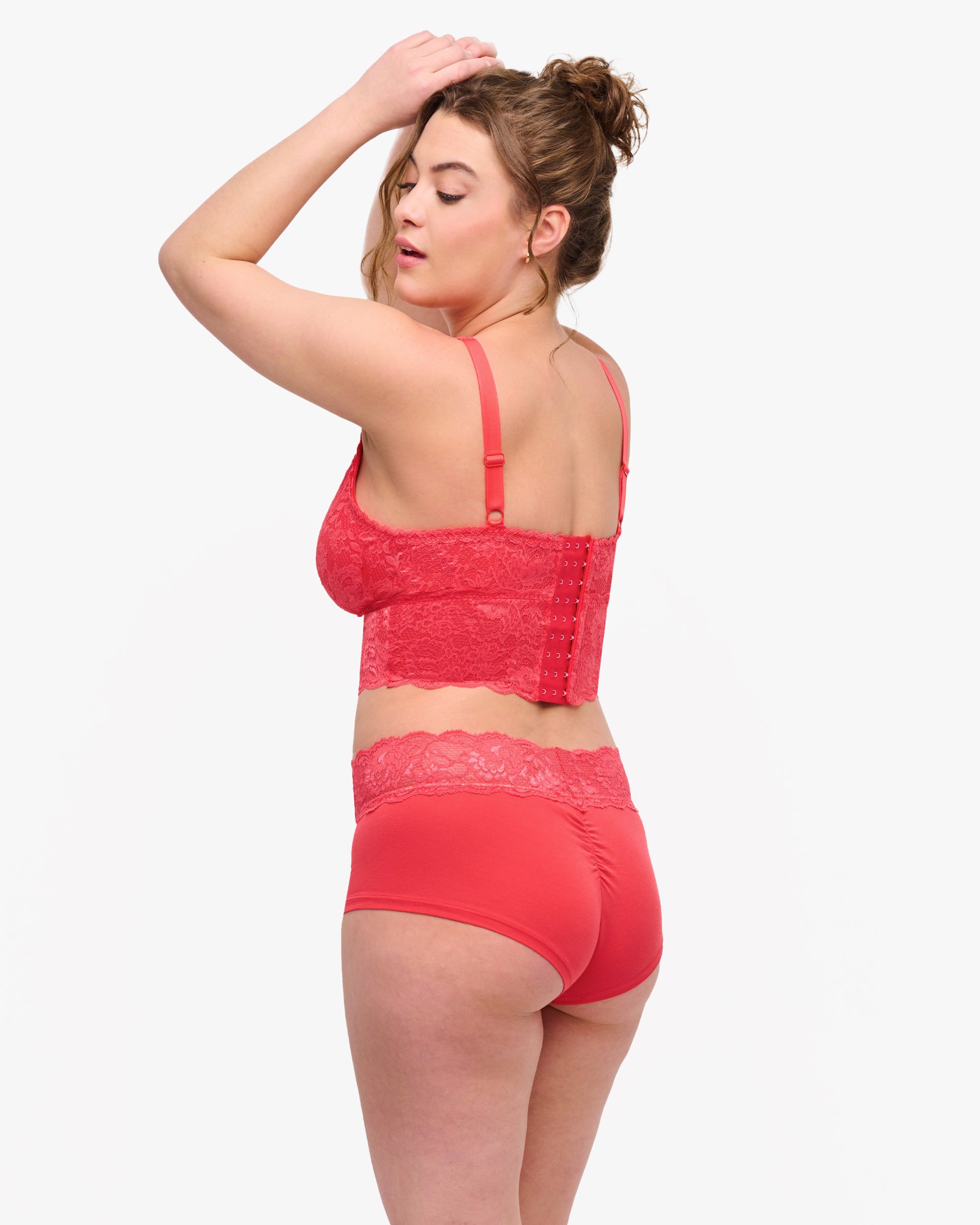 Rosa Bralette - Never Say Never Bralette Curvy Plungie Longline