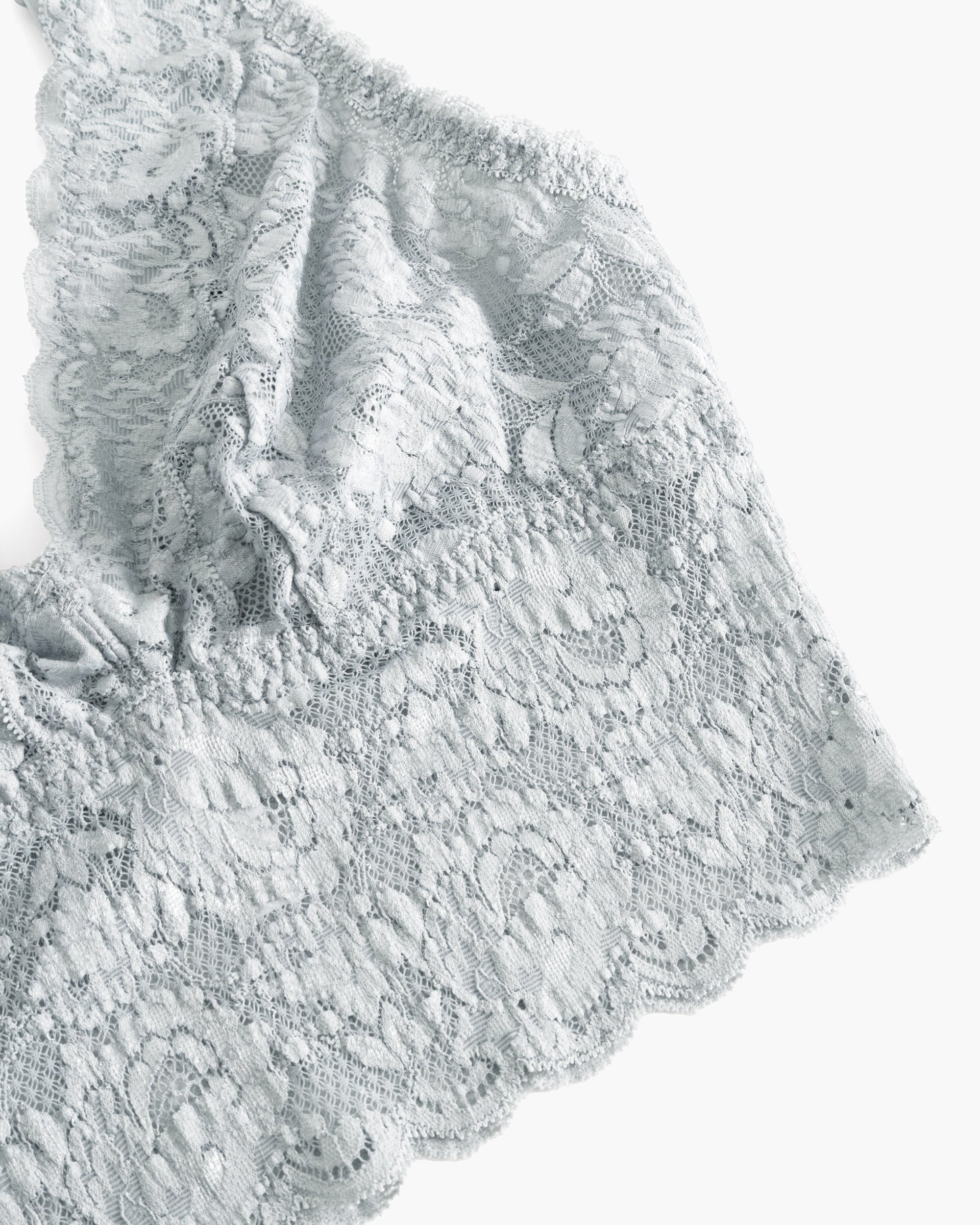 Grigio Bralette - Never Say Never Bralette Alta Con Scollatura Profonda