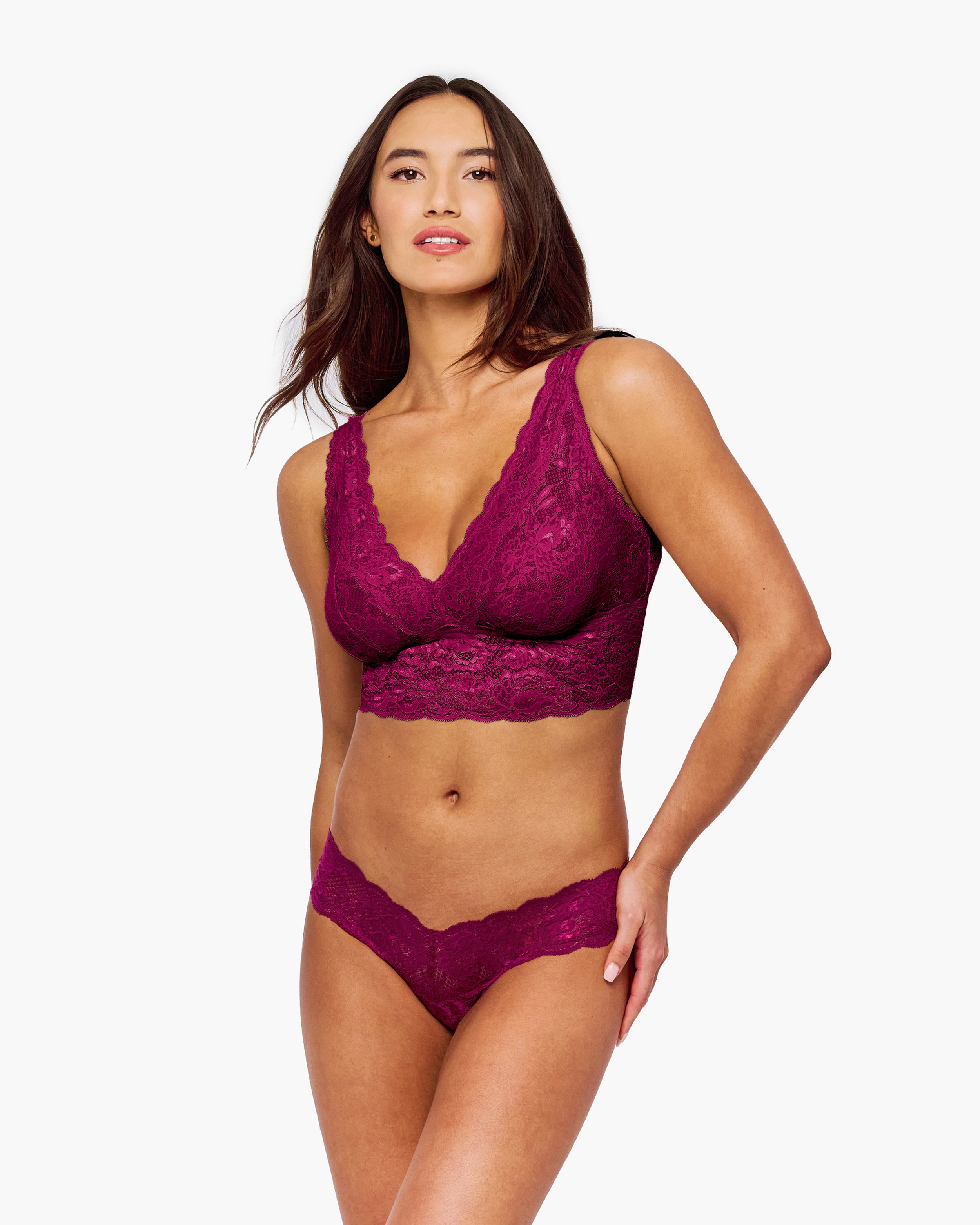 Rot Bralette - Never Say Never Longline Plungie-Bralette