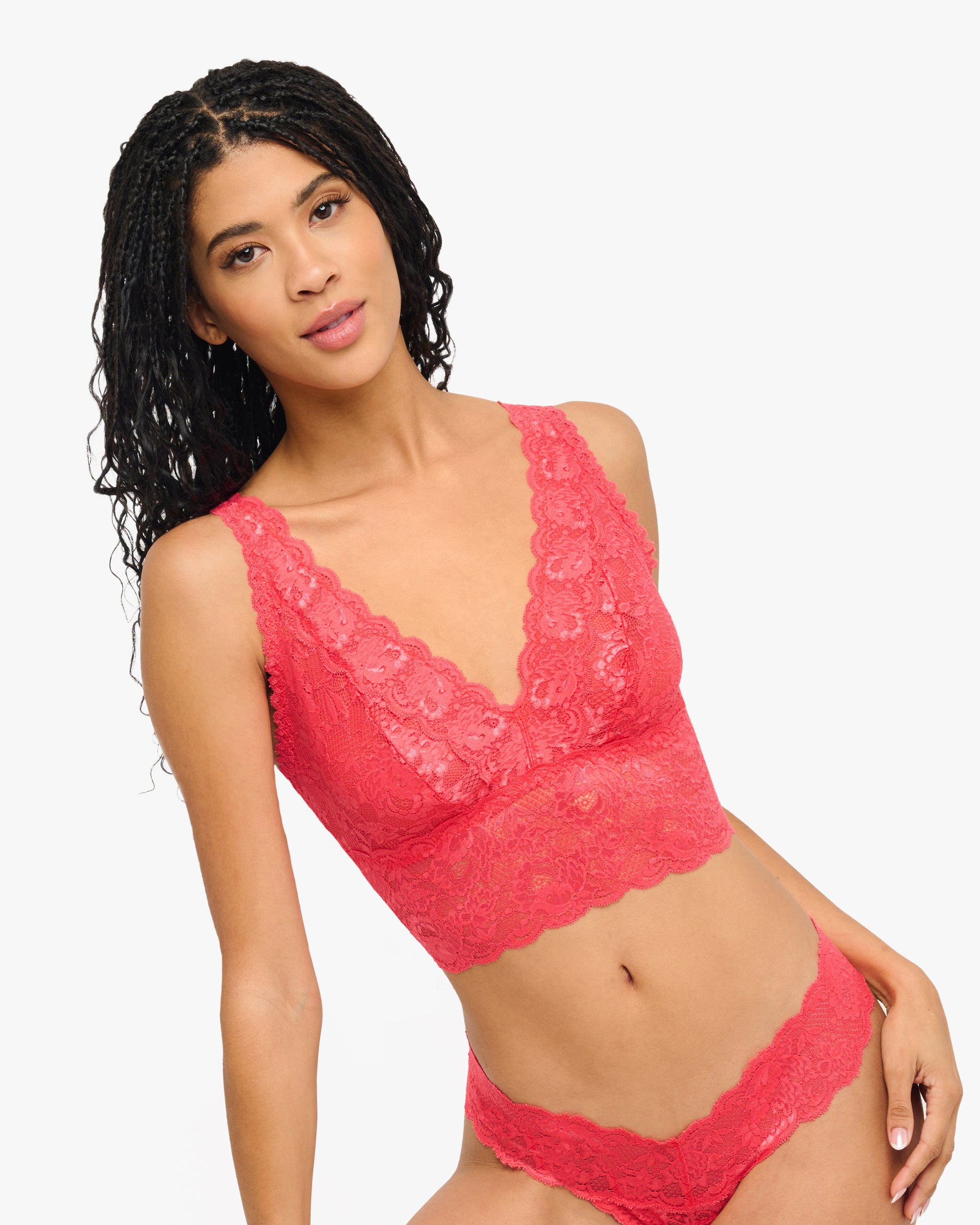 Rosada Bralette - Never Say Never Bralette Tipo Top Escotado