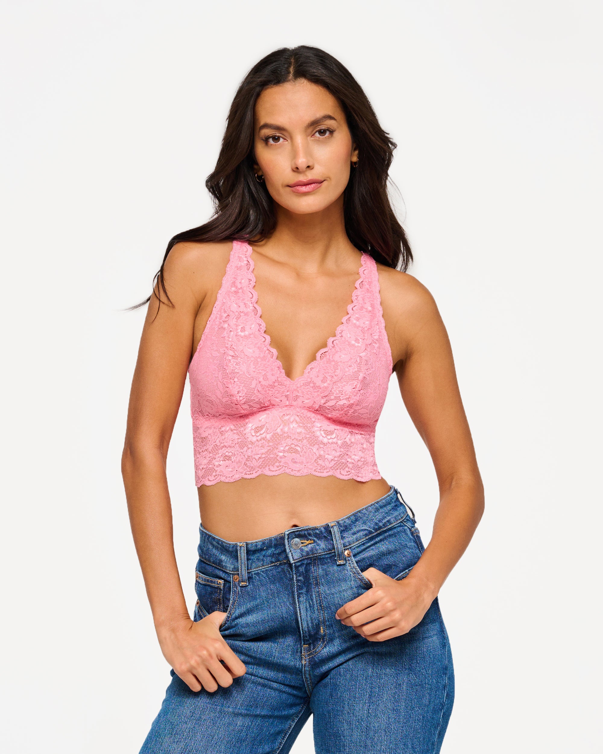 Rosa Bralette - Never Say Never Longline Plungie-Bralette