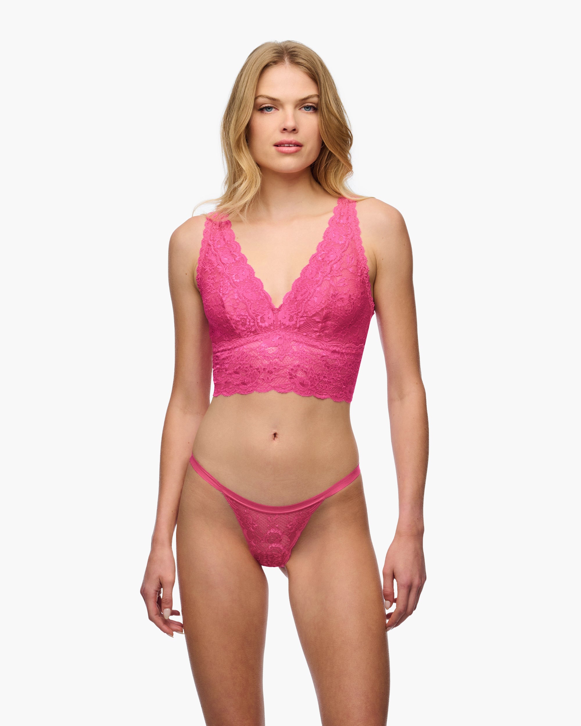 Rosada Bralette - Never Say Never Bralette Tipo Top Escotado