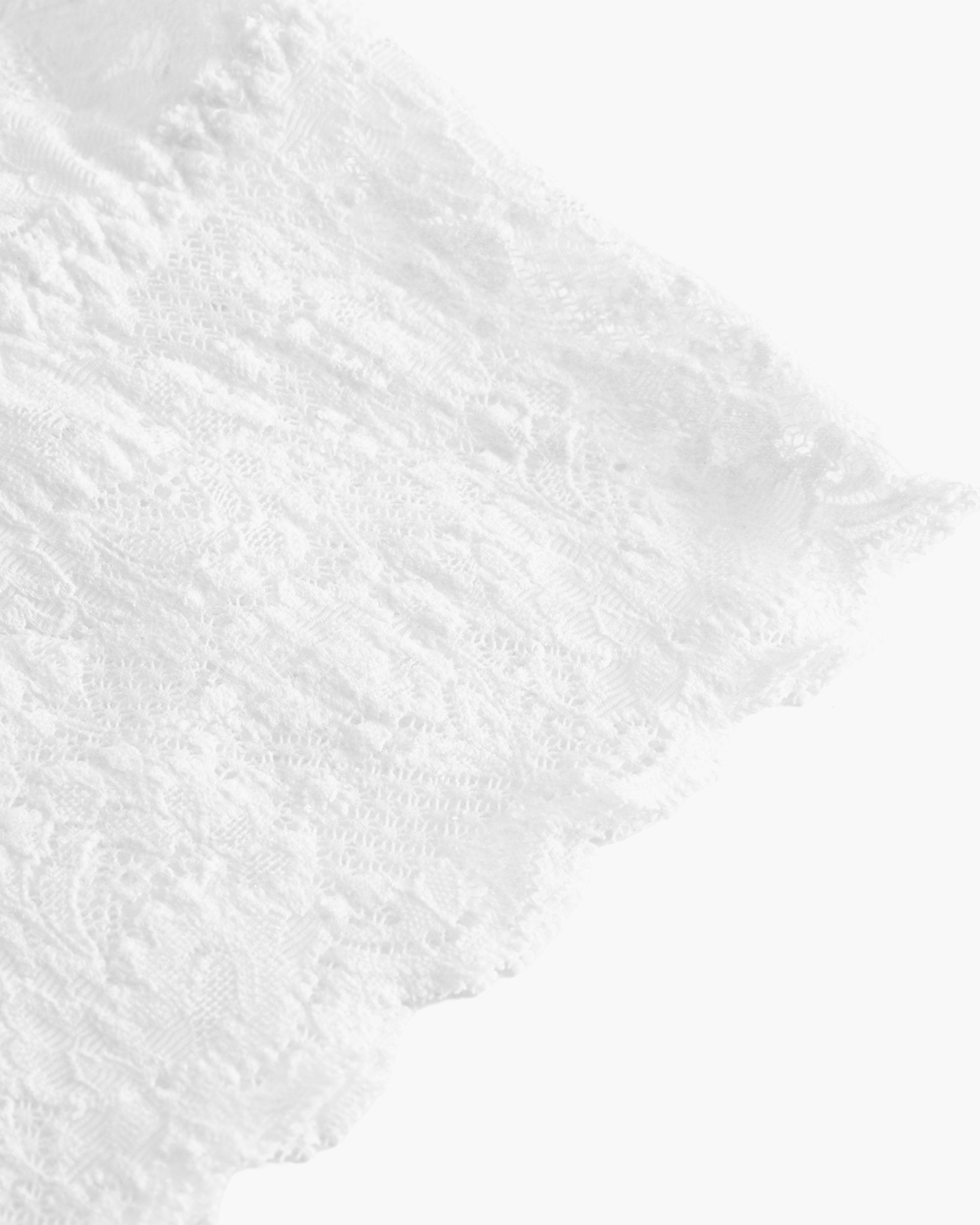 Blanc Bralette - Never Say Never Brassière Décolleté Plongeant Longline